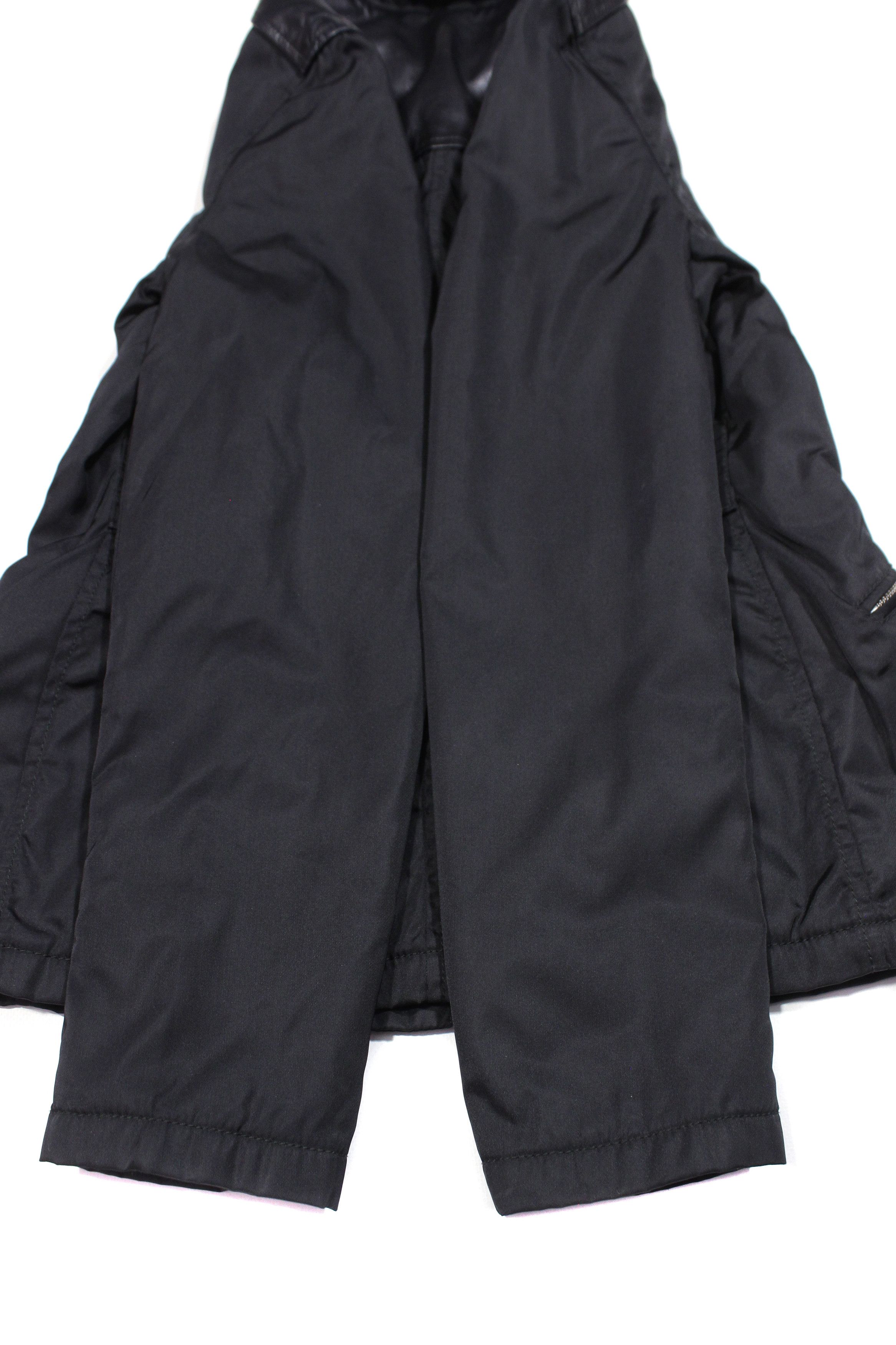 Prada 90S Mainline Nylon Leather Jacket Vintage Size S / US 4 / IT 40 - 7 Thumbnail