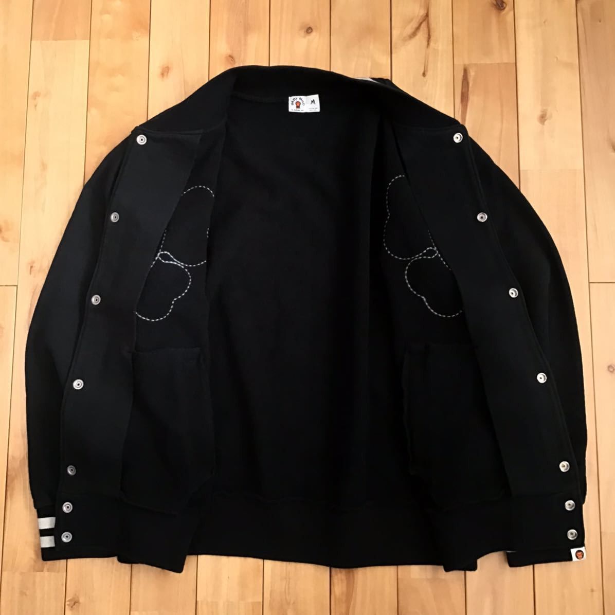 Bape × Kaws BAPE × kaws milo Sweat bomber jacket varsity Size US M / EU 48-50 / 2 - 4 Thumbnail