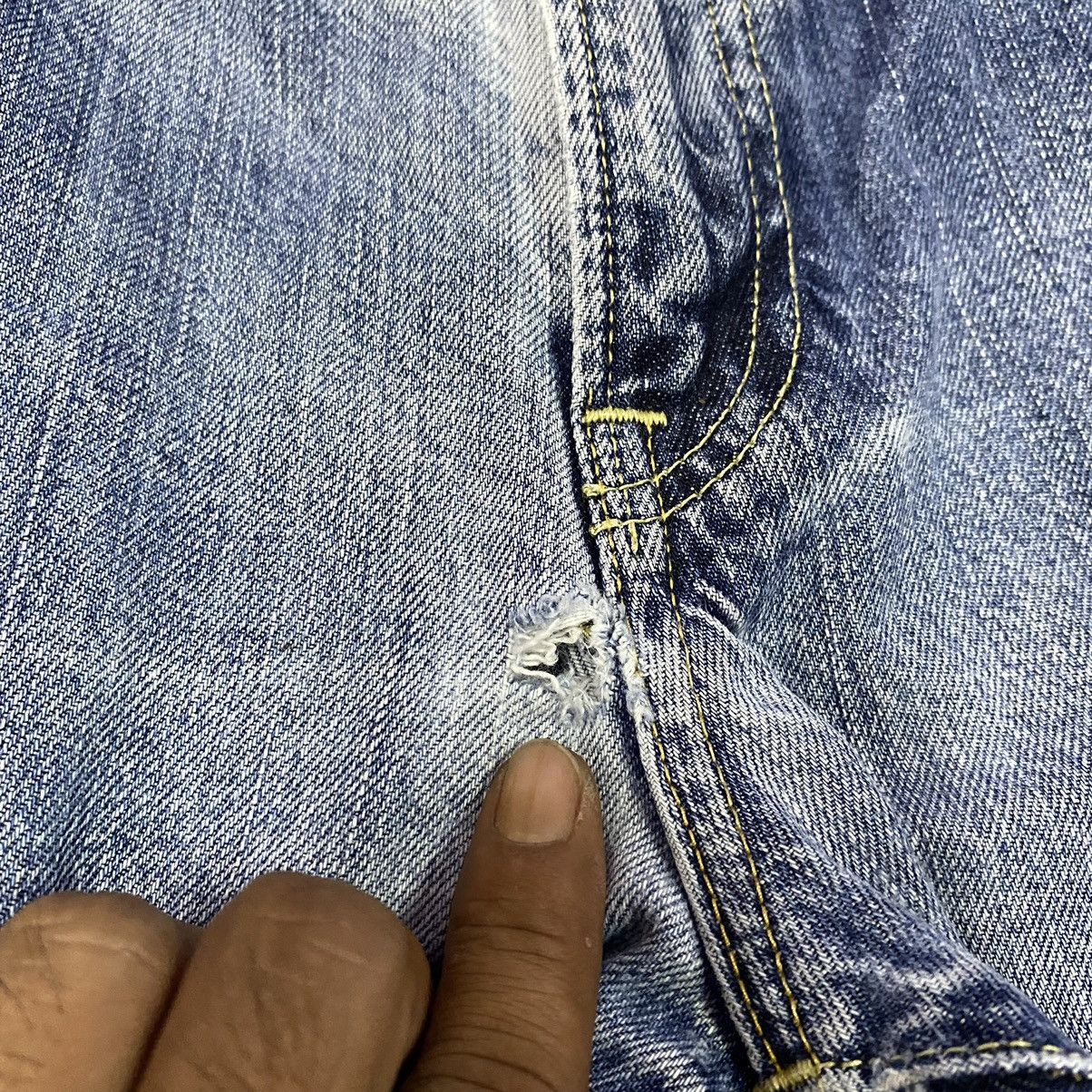 Japanese Brand × Uniqlo × Vintage Vintage Japanese Uniqlo Faded Washed Distressed Jeans Size US 32 / EU 48 - 6 Thumbnail