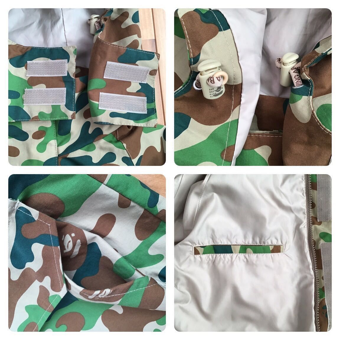 Bape BAPE puzzle camo hoodie snowboard jacket a bathing ape NIGO Size US S / EU 44-46 / 1 - 7 Thumbnail