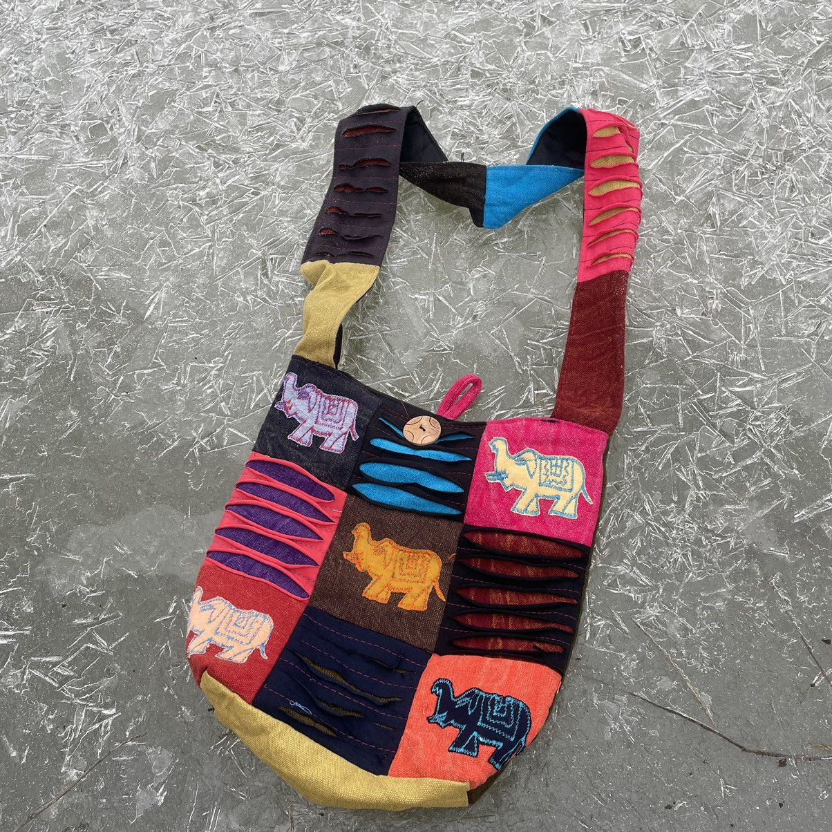 If Six Was Nine × Our Legacy × Y/Project Elephant Women Shoulder Bag Hippie Bag Ethno Vintage Size ONE SIZE - 1 Thumbnail
