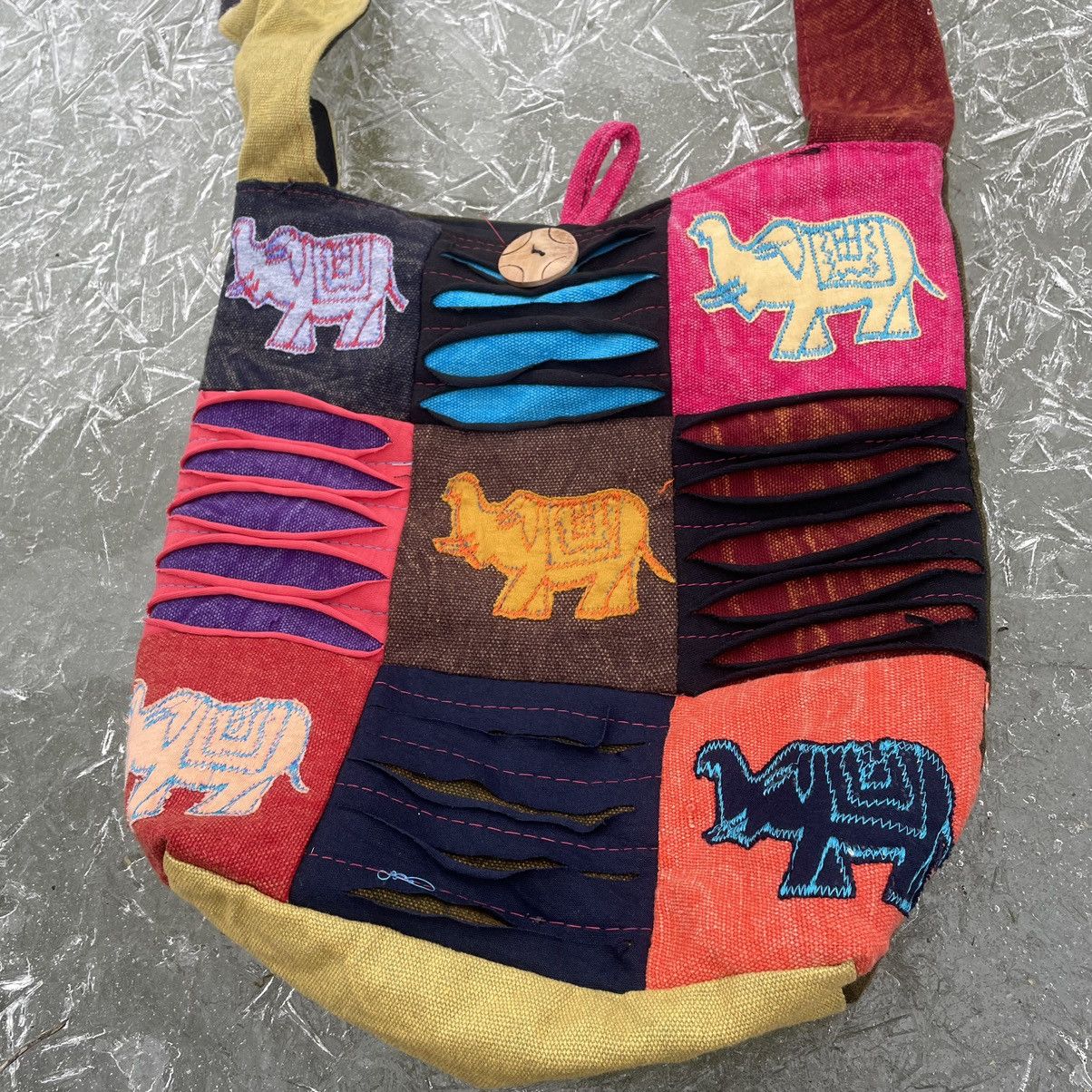 If Six Was Nine × Our Legacy × Y/Project Elephant Women Shoulder Bag Hippie Bag Ethno Vintage Size ONE SIZE - 5 Thumbnail