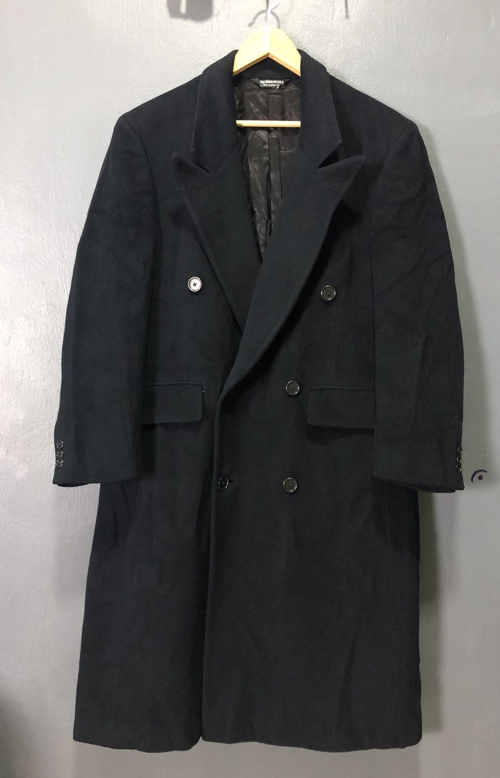VINTAGE CHRISTIAN DIOR MONSIEUR SPORT WOOL LONG COAT JACKET