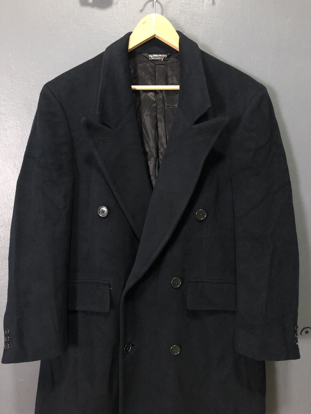 Christian Dior Monsieur × Designer × Vintage VINTAGE CHRISTIAN DIOR MONSIEUR SPORT WOOL LONG COAT JACKET Size US L / EU 52-54 / 3 - 3 Thumbnail