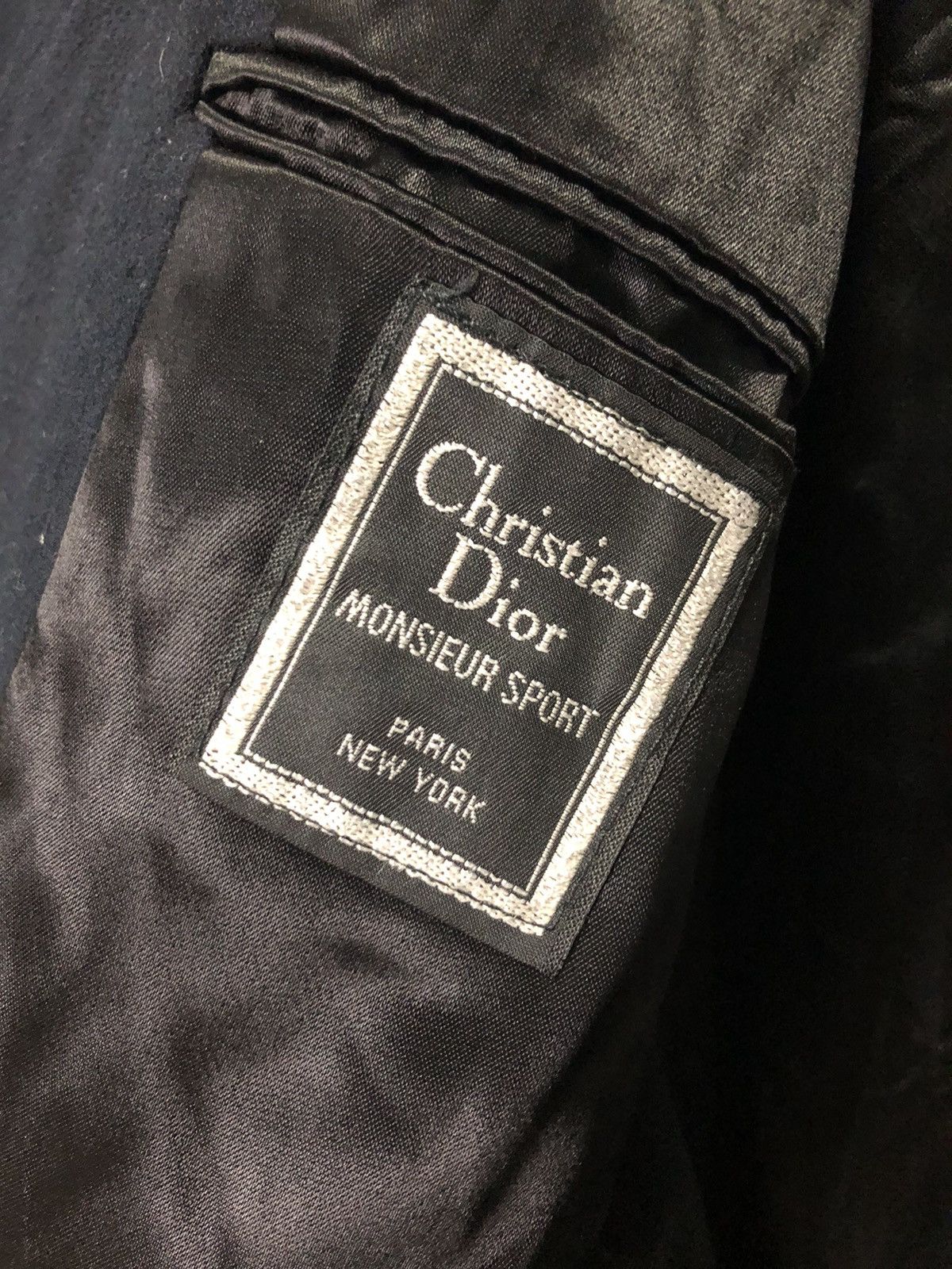 Christian Dior Monsieur × Designer × Vintage VINTAGE CHRISTIAN DIOR MONSIEUR SPORT WOOL LONG COAT JACKET Size US L / EU 52-54 / 3 - 5 Thumbnail