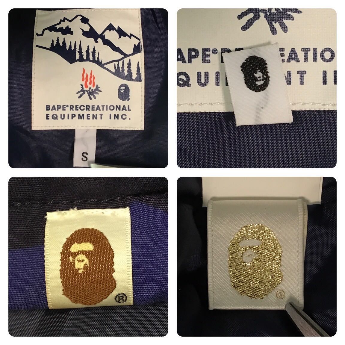 Bape BAPE Down jacket giant camo blue zoom camo Size US S / EU 44-46 / 1 - 7 Thumbnail