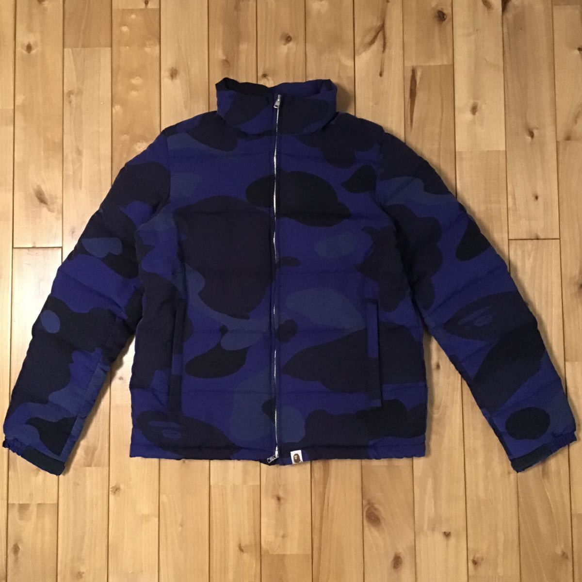 Bape BAPE Down jacket giant camo blue zoom camo Size US S / EU 44-46 / 1 - 1 Thumbnail