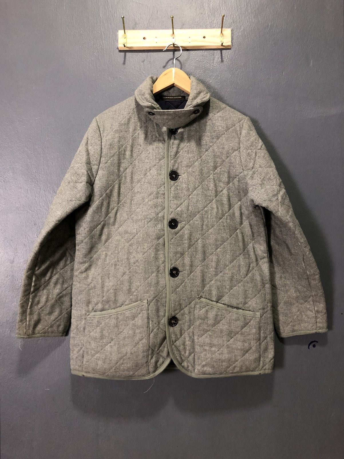 Loro Piana × Mackintosh MACKINTOSH x LORO PIANA QUILTED WOOL JACKET Size US M / EU 48-50 / 2 - 2 Thumbnail