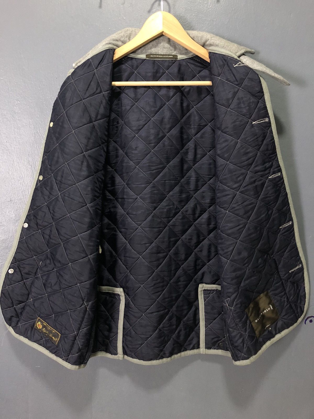 Loro Piana × Mackintosh MACKINTOSH x LORO PIANA QUILTED WOOL JACKET Size US M / EU 48-50 / 2 - 10 Thumbnail