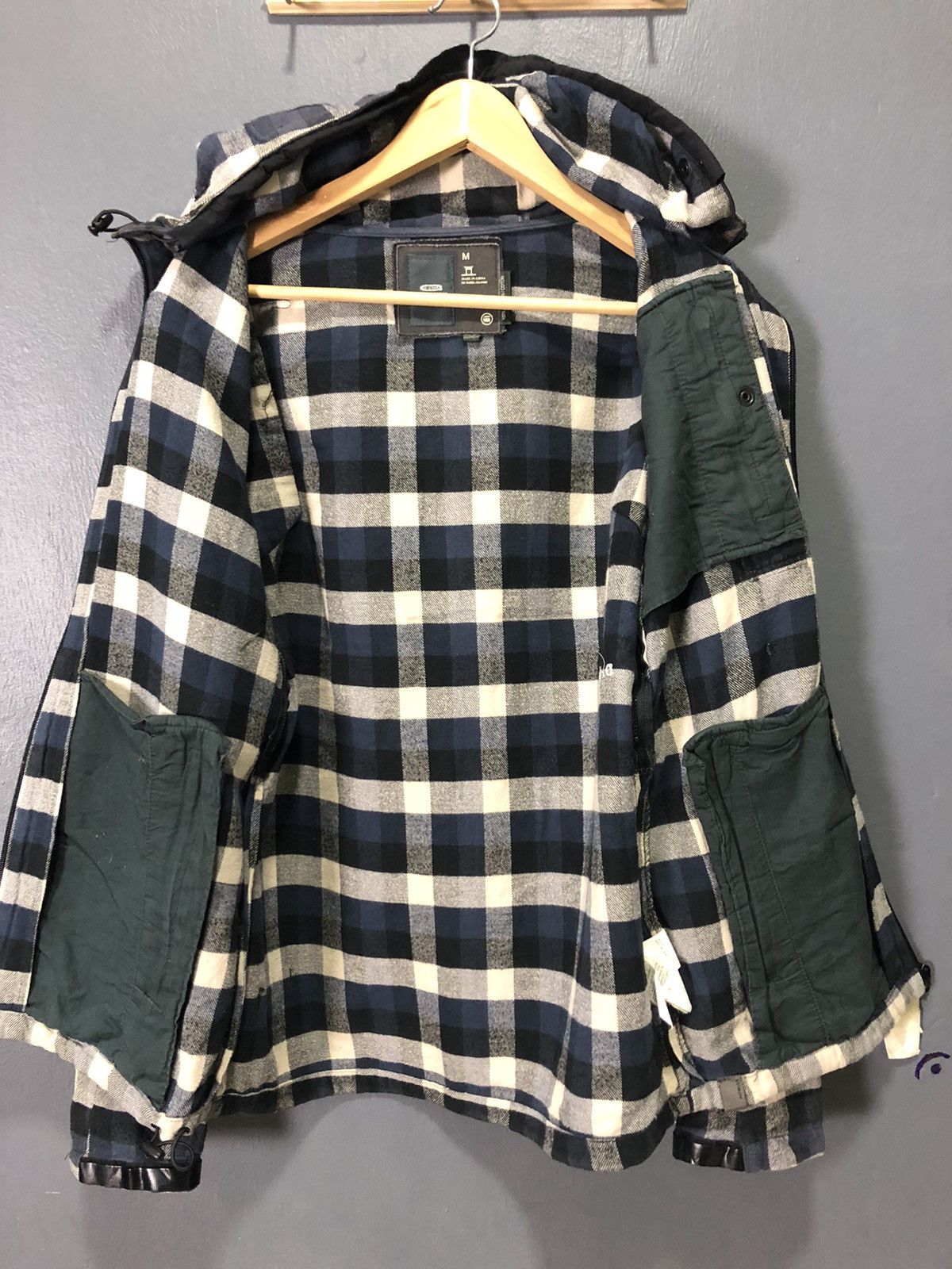 G-Star × Vintage VINTAGE G-STAR RAW PLAID CHEKERED ZIPPER HOODIE JACKET Size US M / EU 48-50 / 2 - 4 Thumbnail