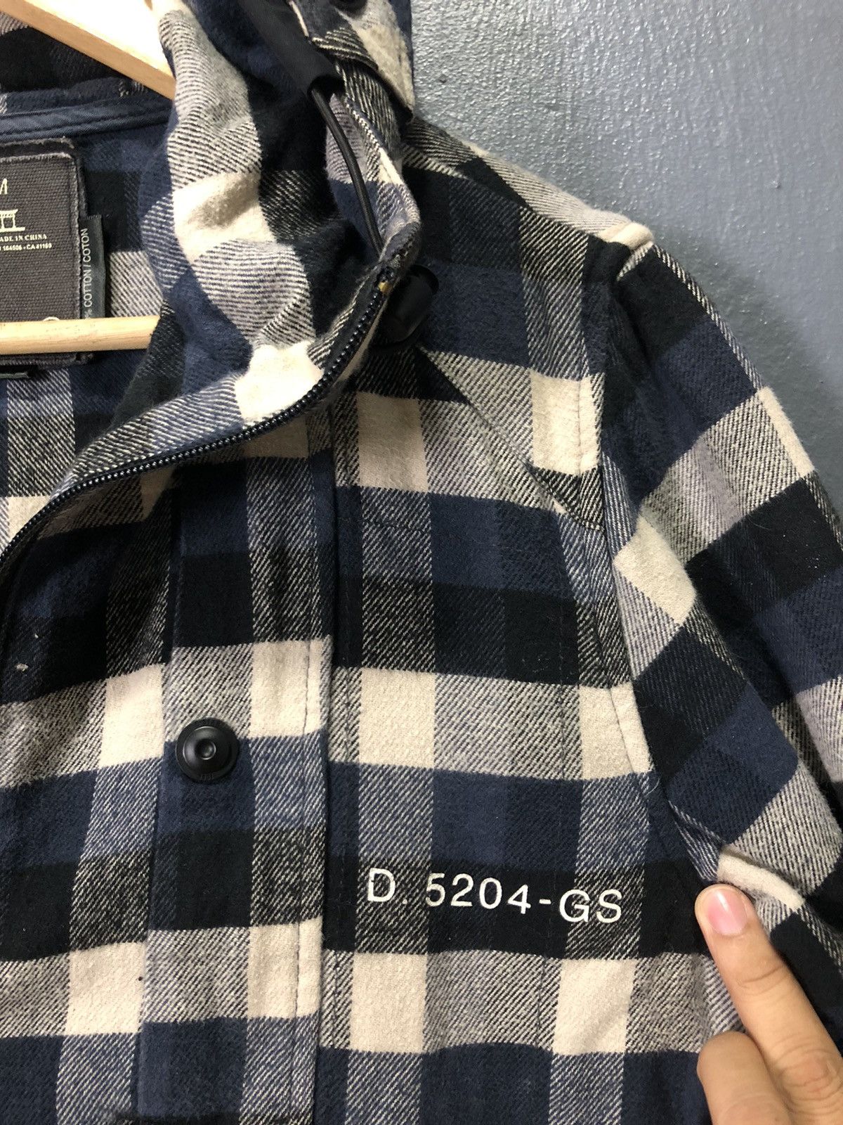 G-Star × Vintage VINTAGE G-STAR RAW PLAID CHEKERED ZIPPER HOODIE JACKET Size US M / EU 48-50 / 2 - 2 Thumbnail