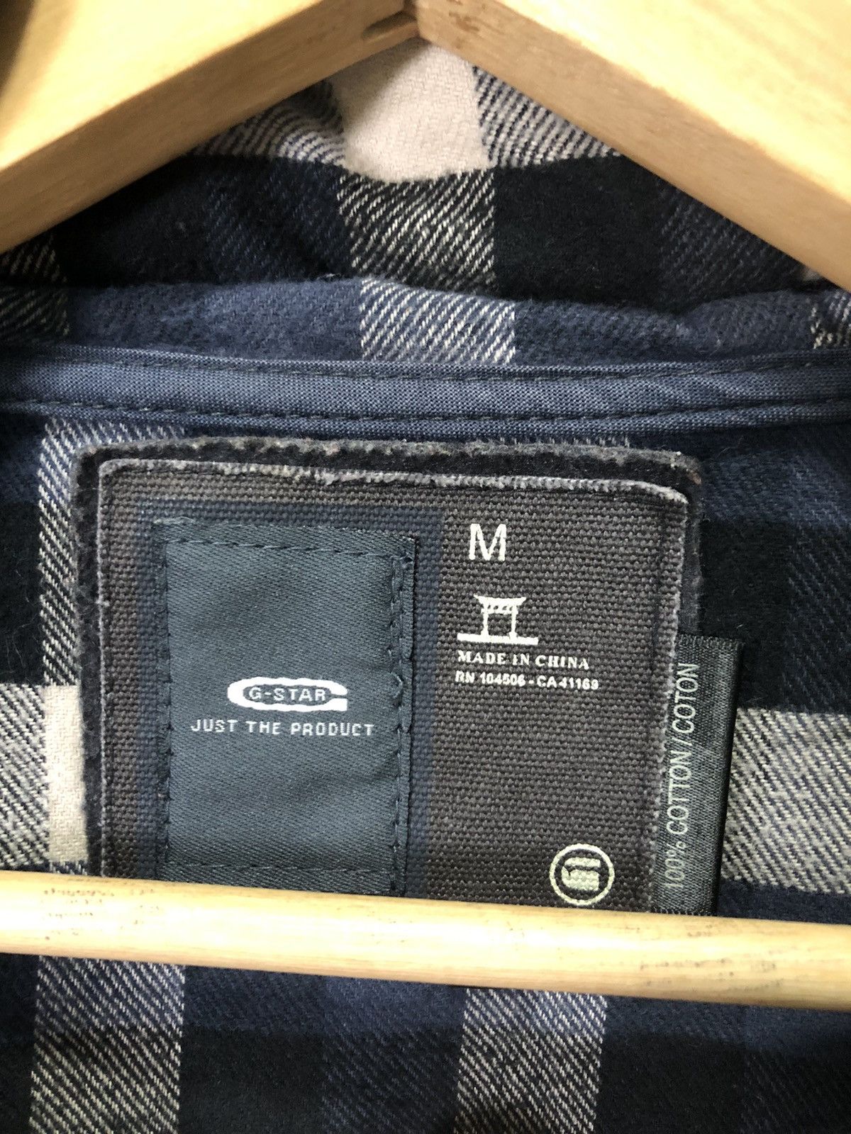 G-Star × Vintage VINTAGE G-STAR RAW PLAID CHEKERED ZIPPER HOODIE JACKET Size US M / EU 48-50 / 2 - 3 Thumbnail
