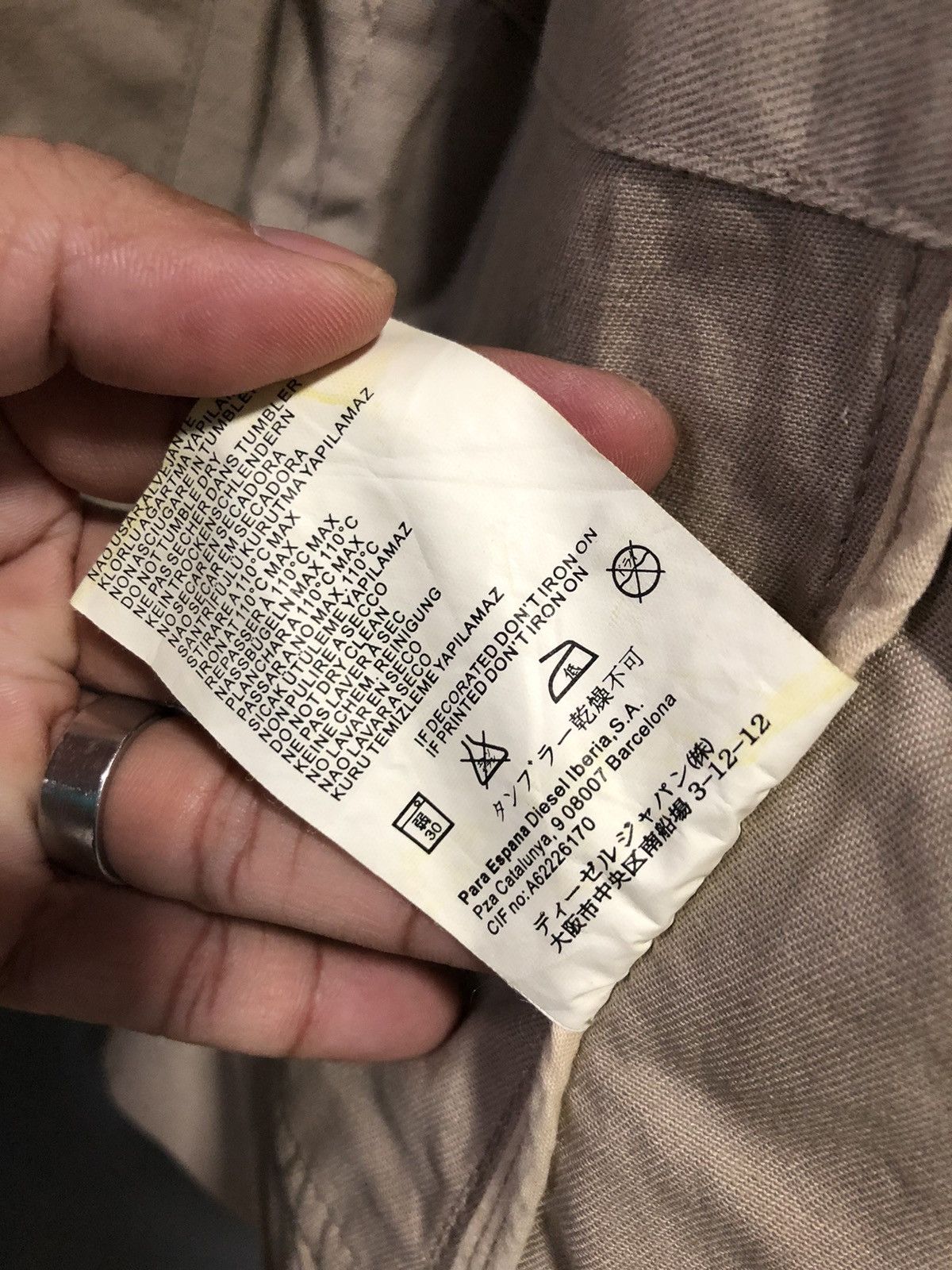 Diesel × Vintage VINTAGE DIESEL INDUSTRY DENIM DIVISION PARKA JACKET Size US M / EU 48-50 / 2 - 7 Thumbnail