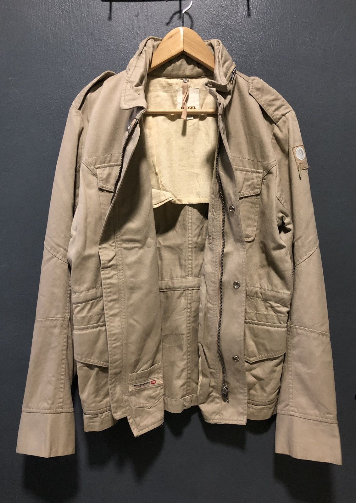 Diesel × Vintage VINTAGE DIESEL INDUSTRY DENIM DIVISION PARKA JACKET Size US M / EU 48-50 / 2 - 1 Thumbnail