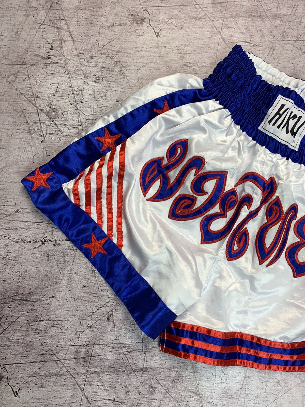 Japanese Brand Vintage Muay Thai Mens Boxing Shorts Size US 34 / EU 50 - 2 Thumbnail