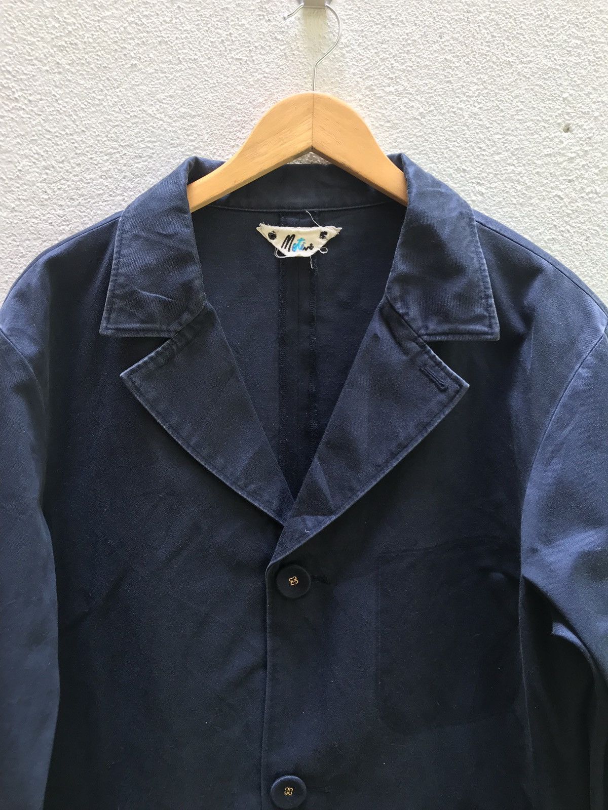 Designer × Japanese Brand Motine navy blue chore japanese designer brand Size US XL / EU 56 / 4 - 4 Thumbnail