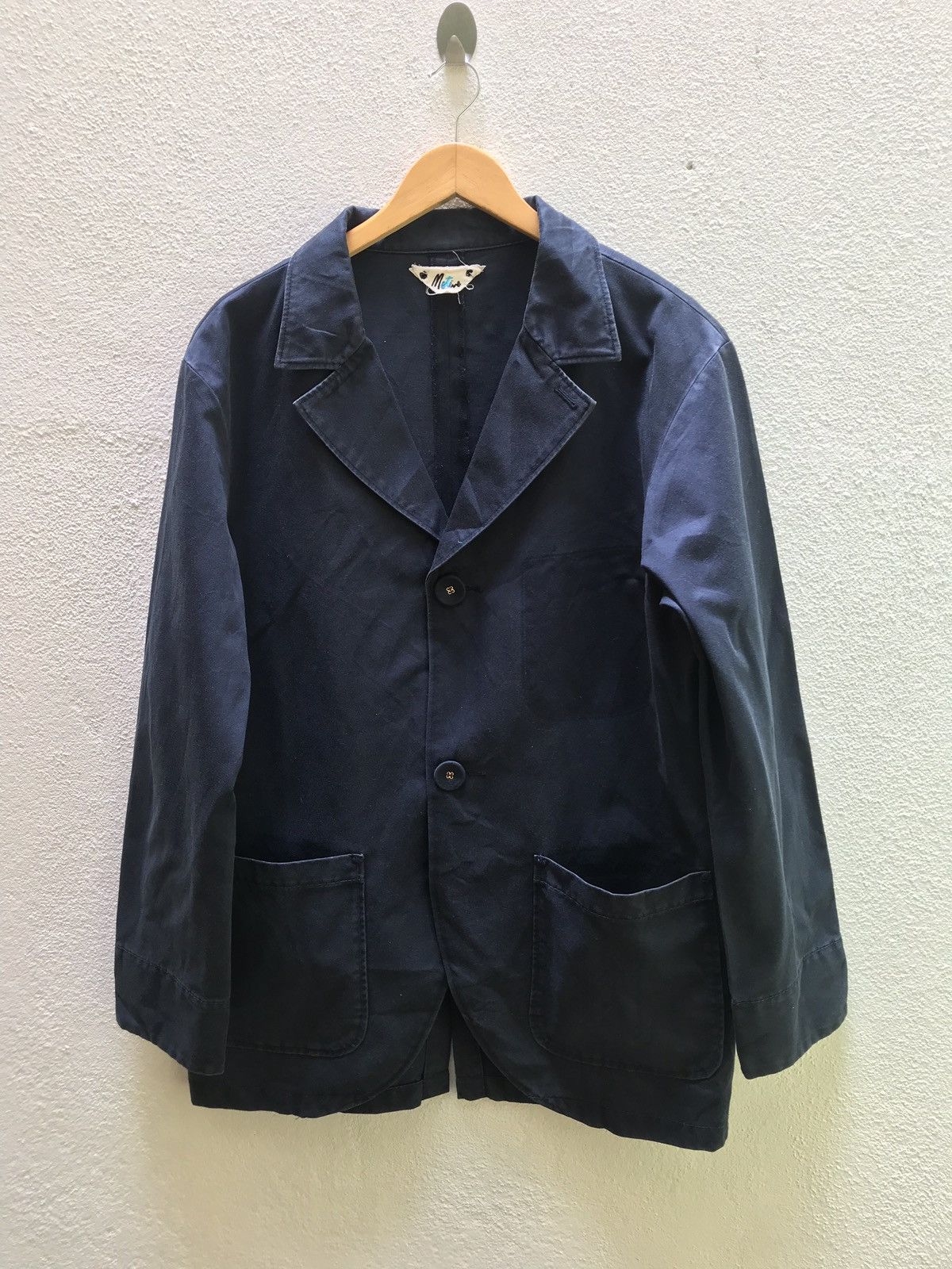 Designer × Japanese Brand Motine navy blue chore japanese designer brand Size US XL / EU 56 / 4 - 1 Thumbnail