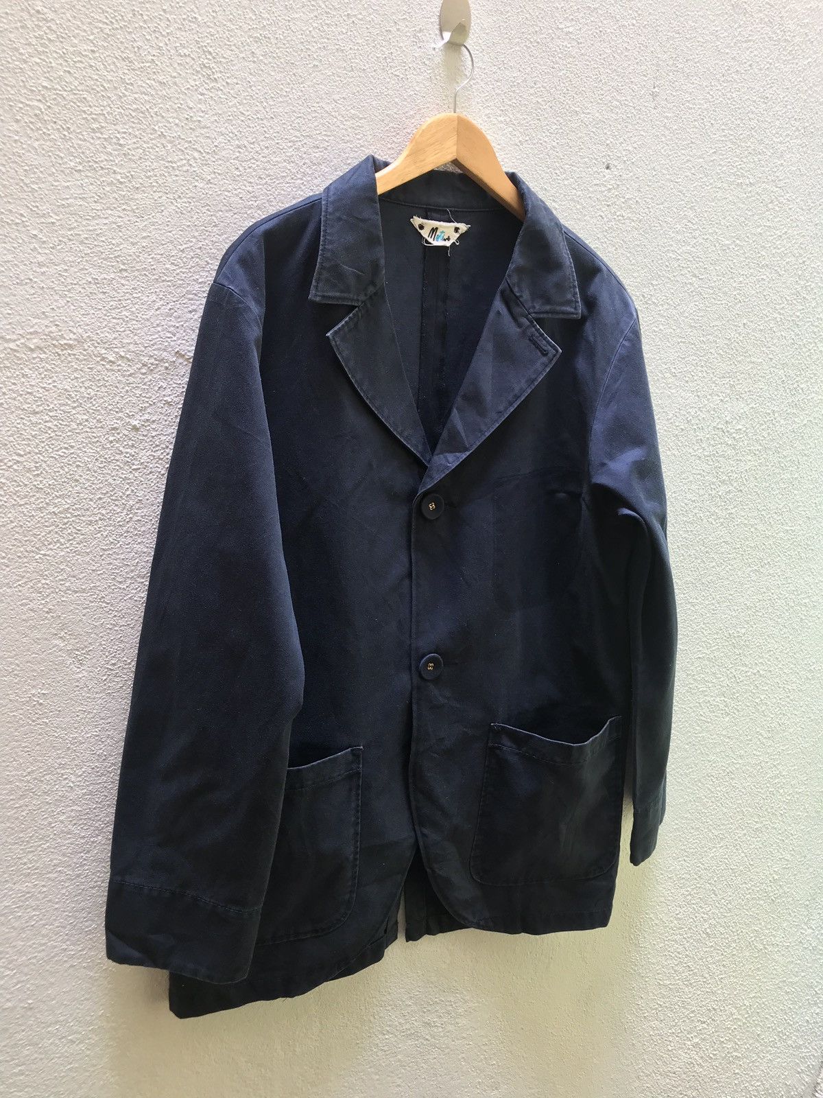 Designer × Japanese Brand Motine navy blue chore japanese designer brand Size US XL / EU 56 / 4 - 2 Thumbnail