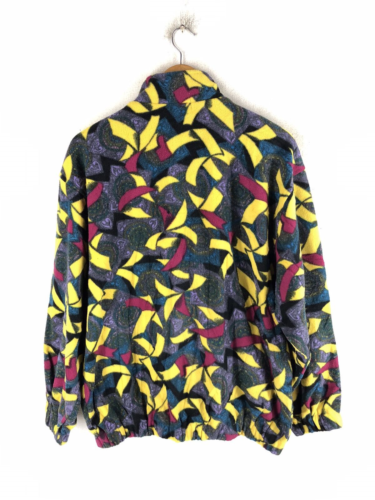 Japanese Brand 🔥BUT NICE🔥LIFELINE MULTICOLOR PRINTED FLEECE JACKET Size US L / EU 52-54 / 3 - 4 Thumbnail