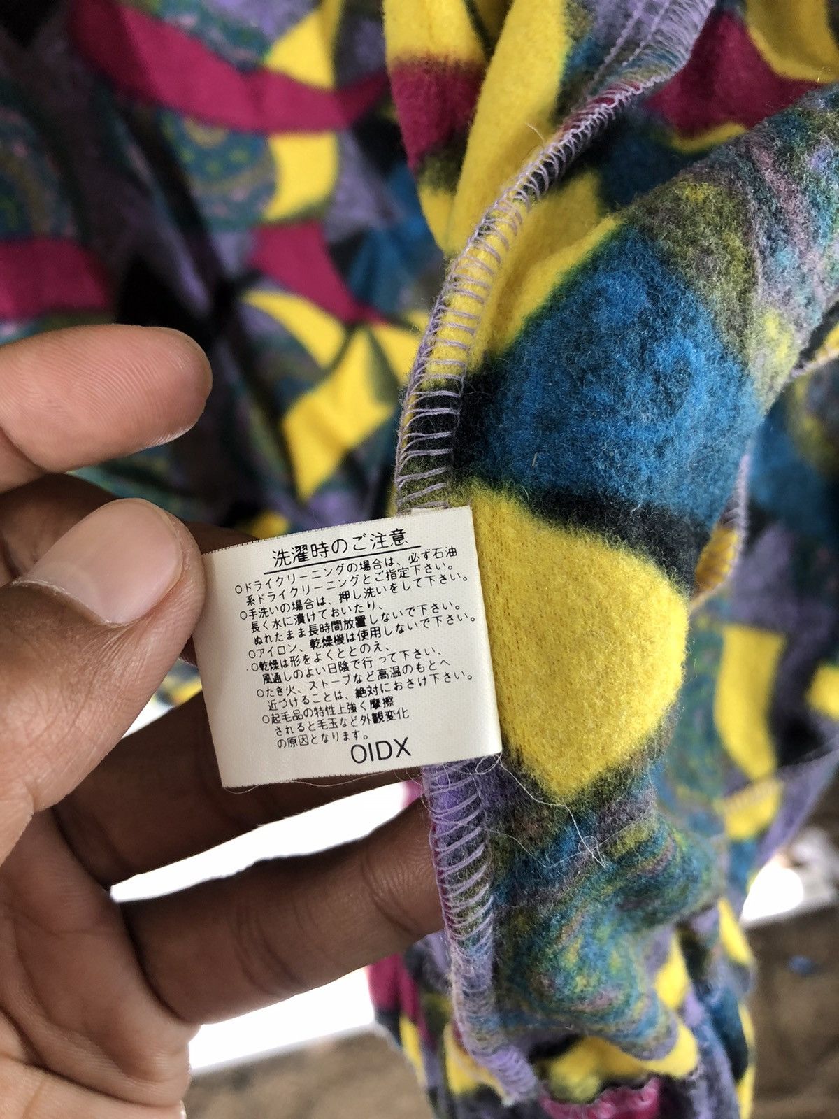 Japanese Brand 🔥BUT NICE🔥LIFELINE MULTICOLOR PRINTED FLEECE JACKET Size US L / EU 52-54 / 3 - 9 Thumbnail