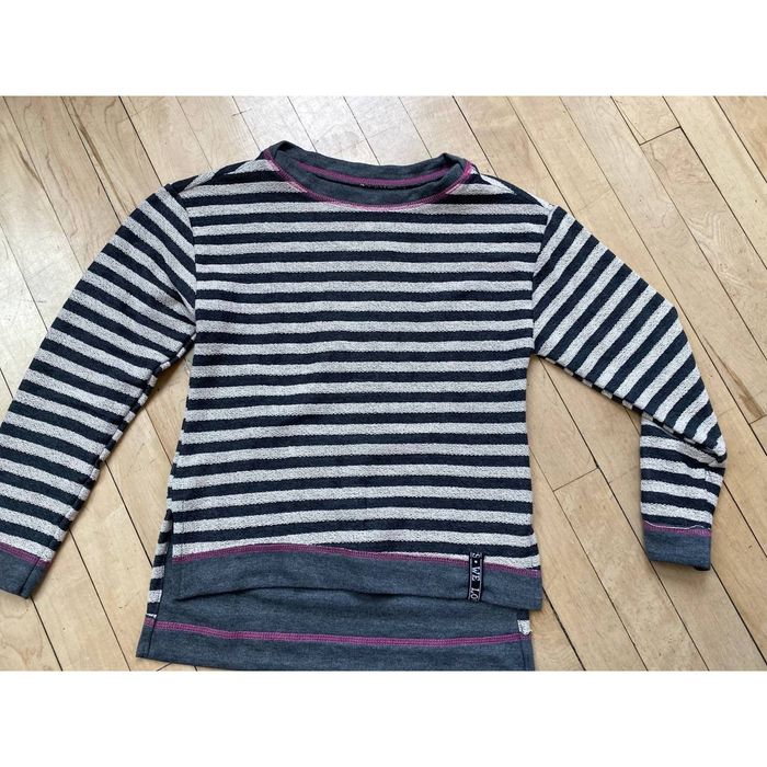 Designer JOULES Gloss Yarn Dyed Jersey Top In Black/white Grailed