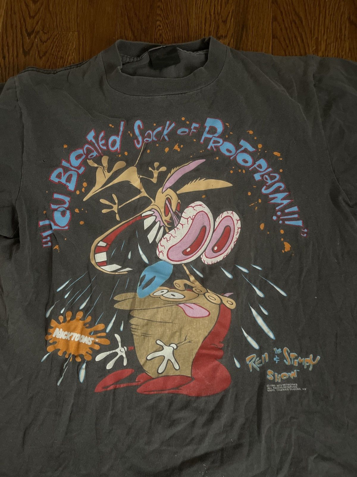 Vintage 1992 ren and stimpy shirt Size US L / EU 52-54 / 3 - 1 Thumbnail