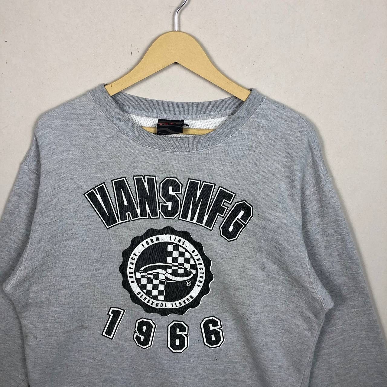 Vans Vintage 90s Vans Oldskool VansMFG Crewneck Sweatshirt Size US L / EU 52-54 / 3 - 3 Thumbnail