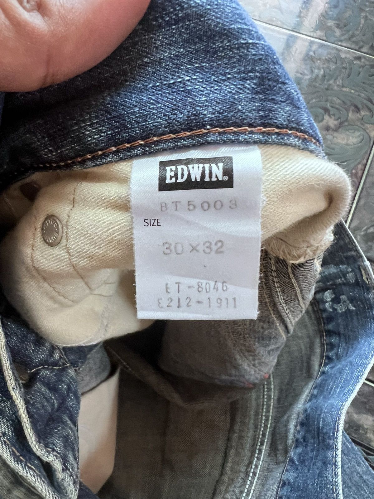Japanese Brand × Vintage THRASHED EDWIN 503 DISTRESSED DENIM PANT Size US 32 / EU 48 - 8 Thumbnail