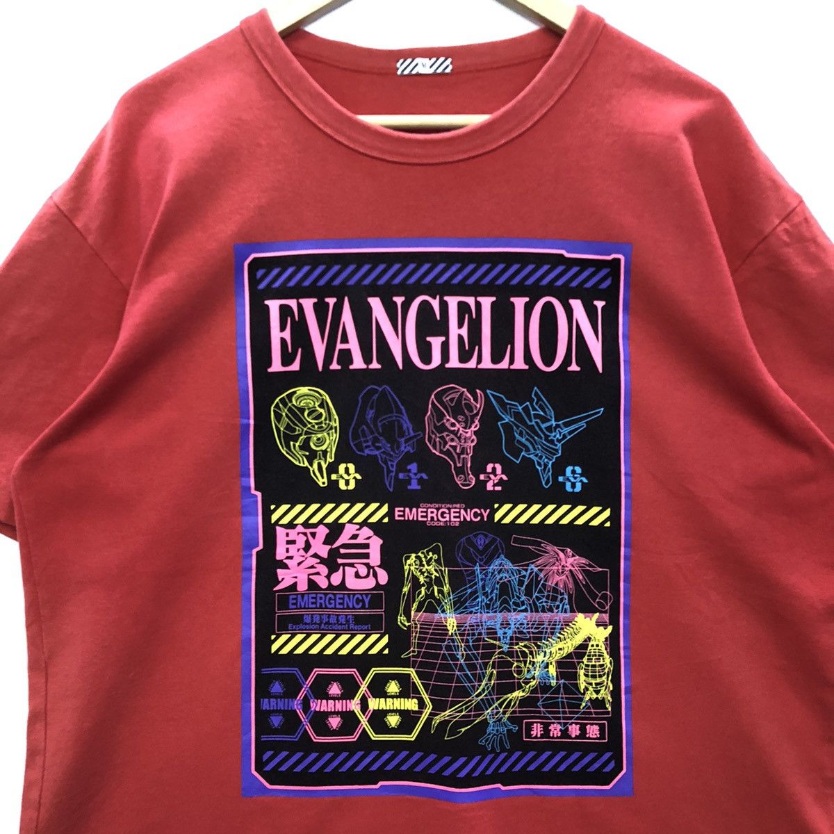 GU Evangelion Mecha X GU Anime Printed Tshirt Size US M / EU 48-50 / 2 - 3 Thumbnail