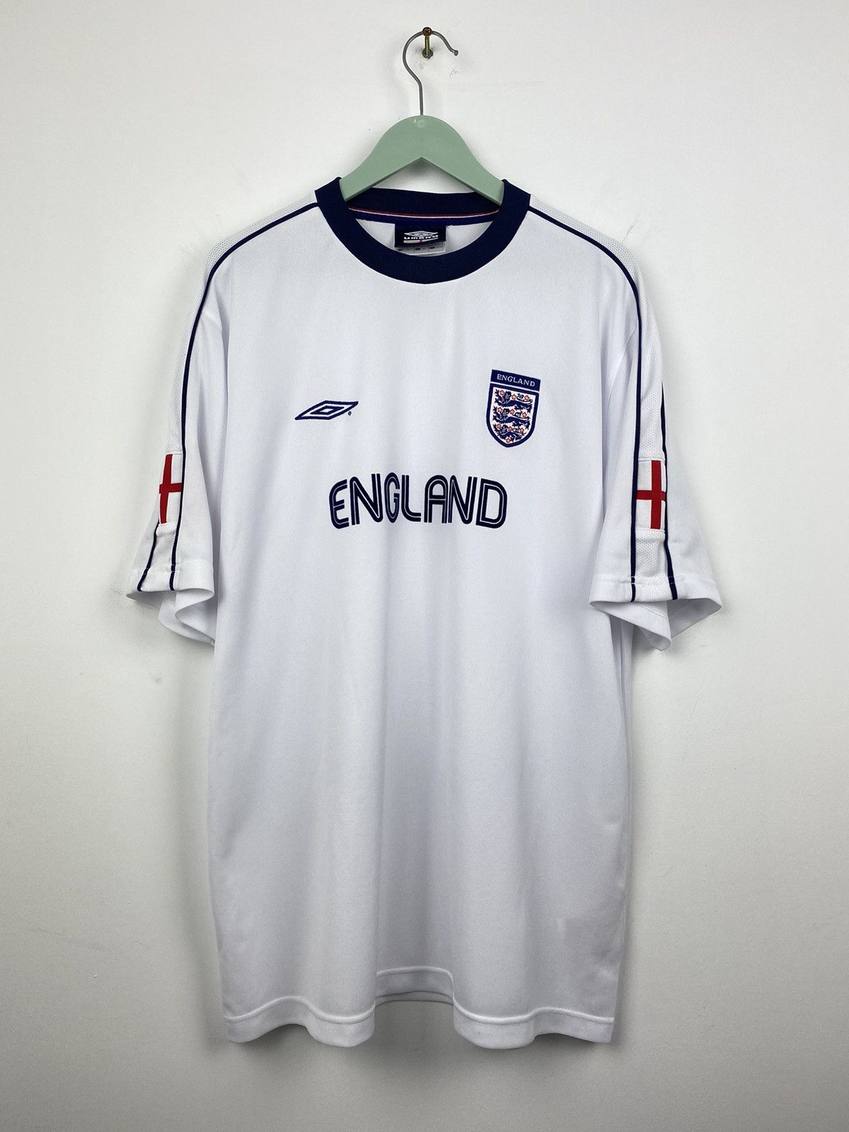 Umbro Vintage England 1999 Training Umbro Football Jersey Italy Size US XL / EU 56 / 4 - 1 Thumbnail