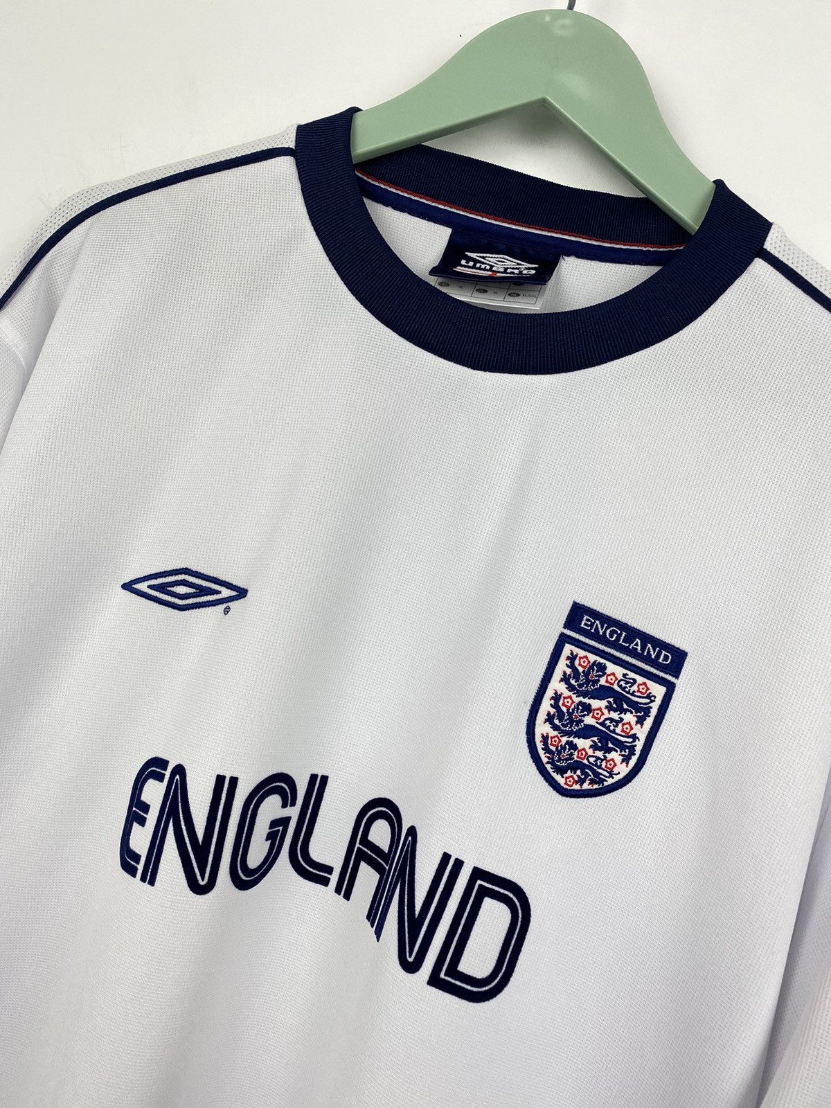 Umbro Vintage England 1999 Training Umbro Football Jersey Italy Size US XL / EU 56 / 4 - 2 Thumbnail