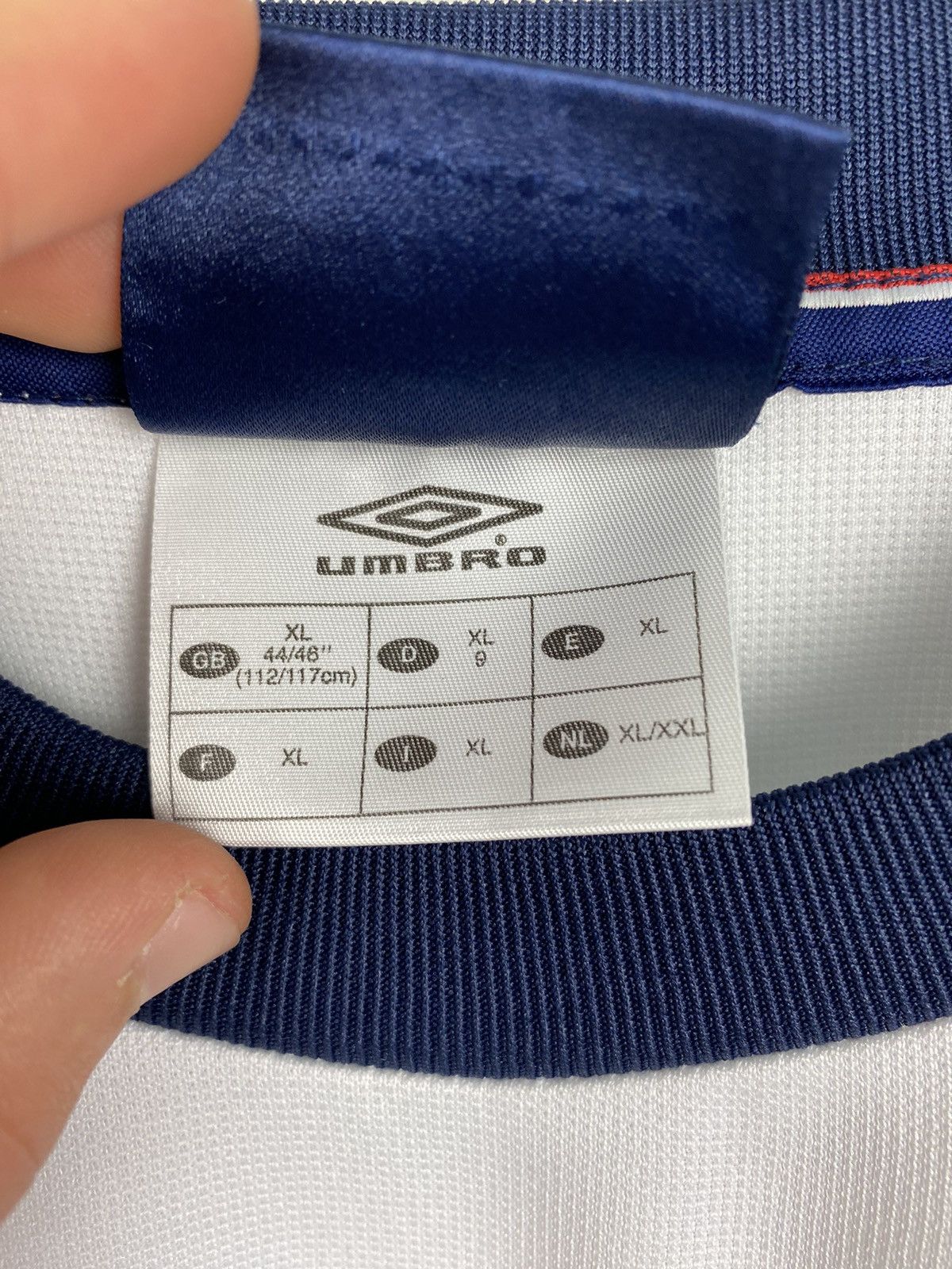 Umbro Vintage England 1999 Training Umbro Football Jersey Italy Size US XL / EU 56 / 4 - 12 Thumbnail