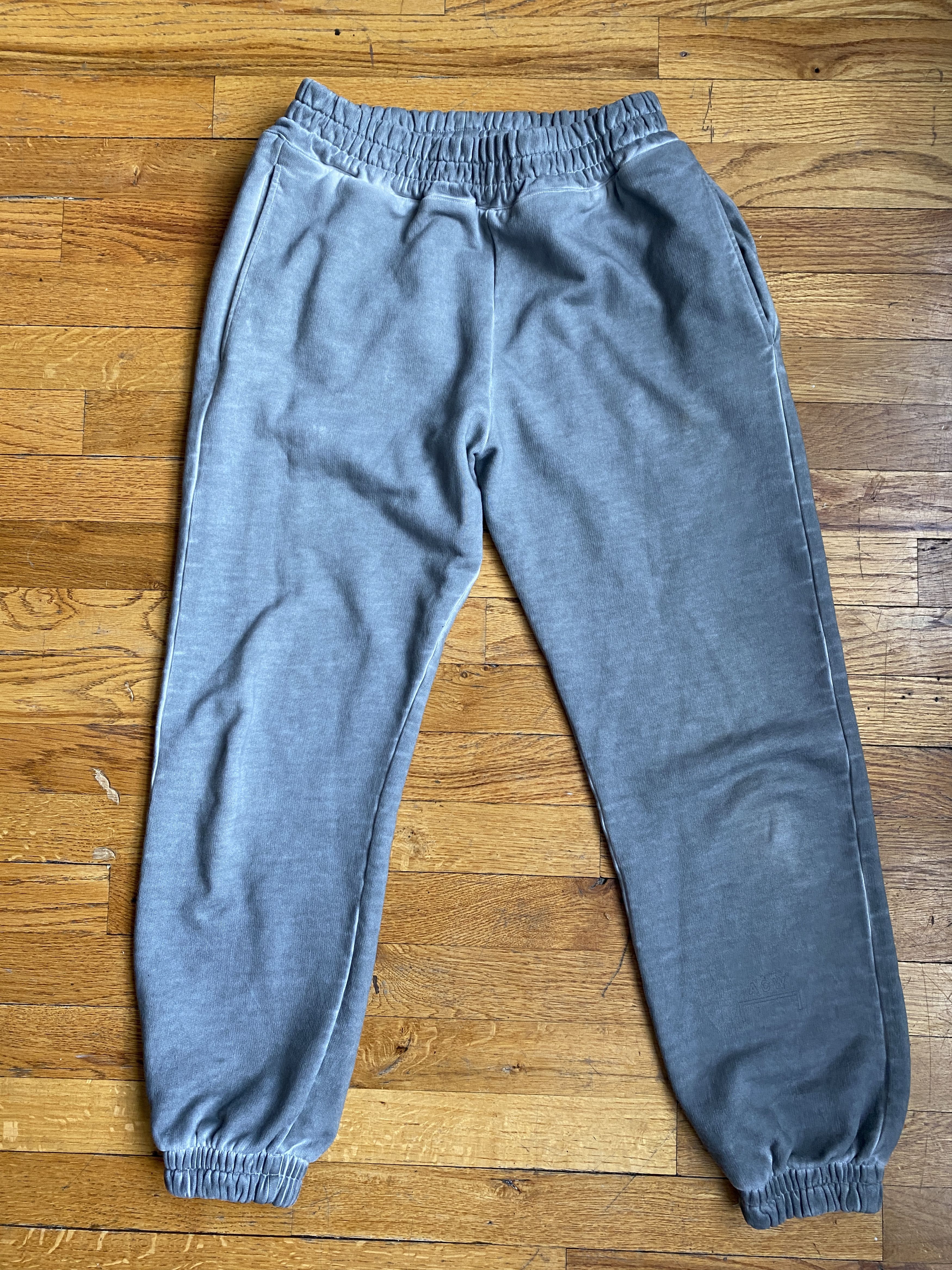 A Cold Wall M Front Logo Elastic Hem Cotton Sweatpants