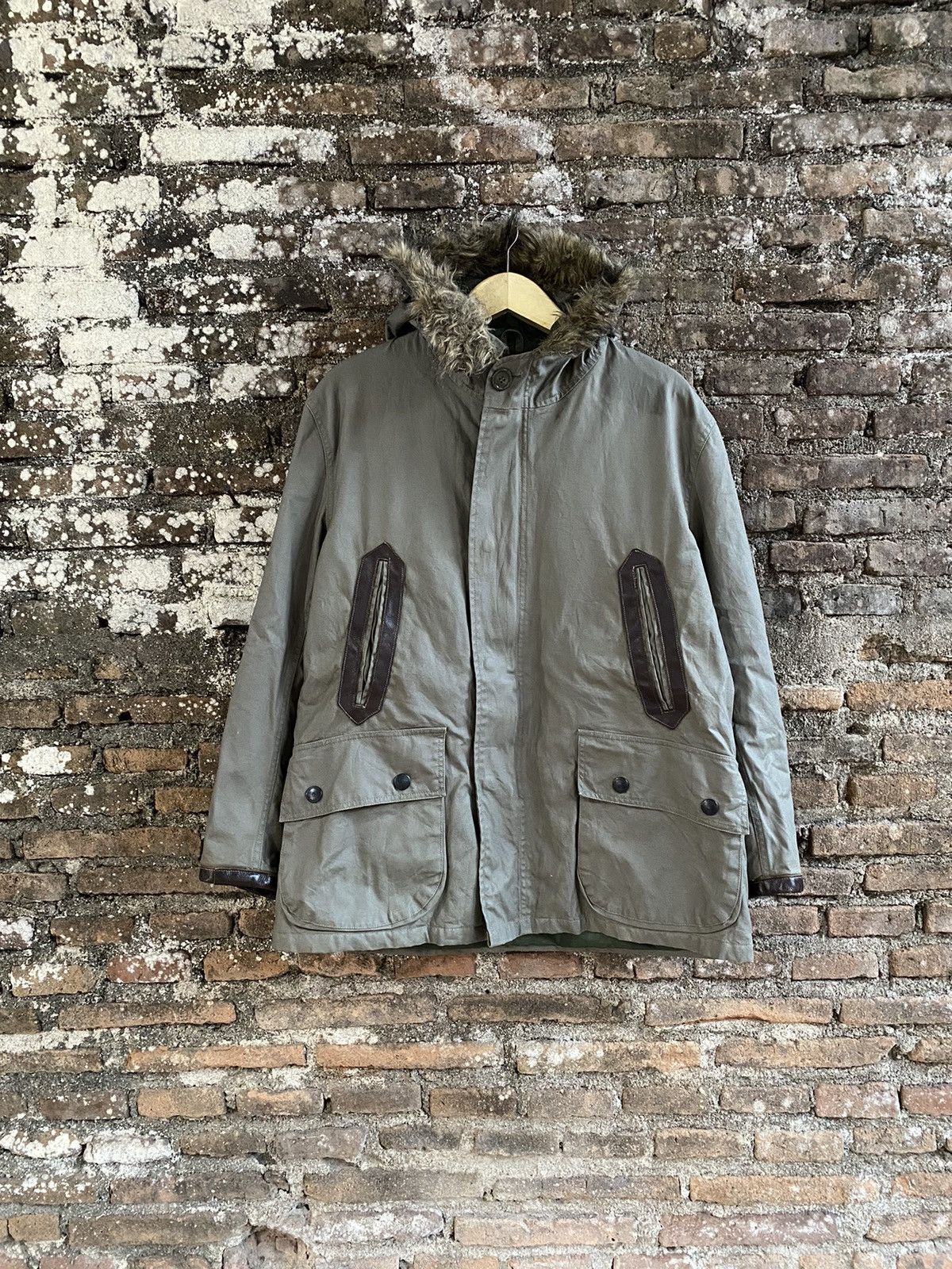 image of Buzz Ricksons x If Six Was Nine Buzzrickson Parka Jacket in Brown, Men's (Size Medium)