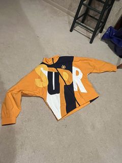 Supreme Big Letter Track Jacket Dark Orange | Grailed