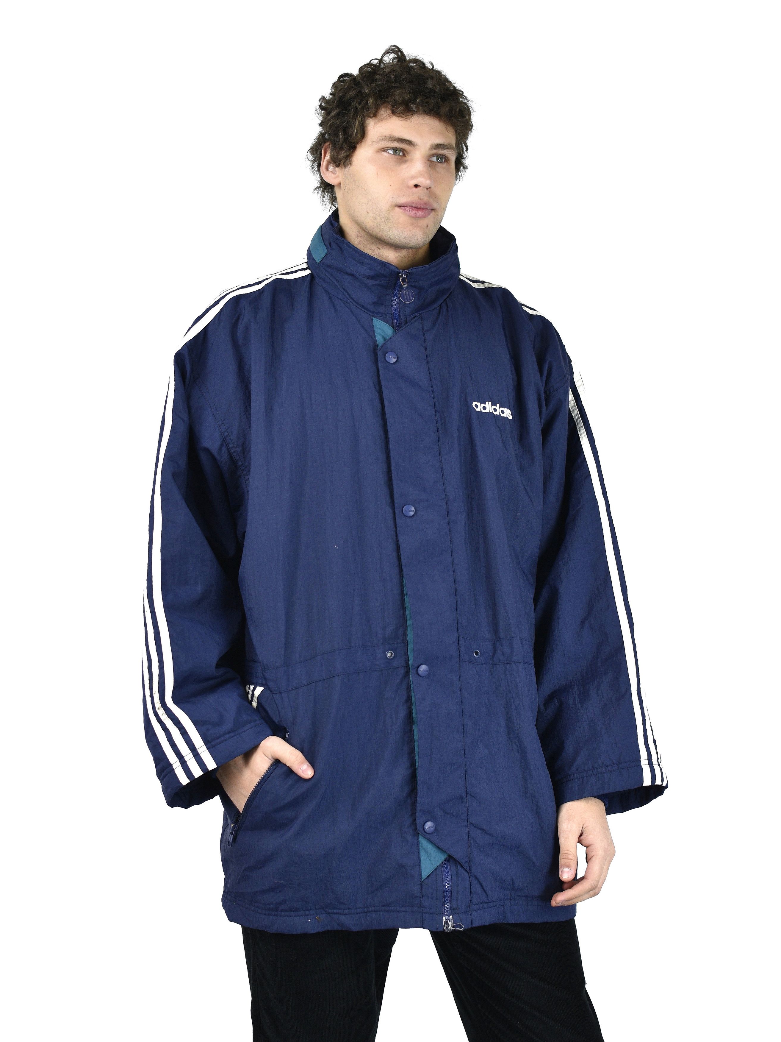 Adidas ADIDAS Vintage Windbreaker Coat Jacket Size US XL / EU 56 / 4 - 11 Thumbnail