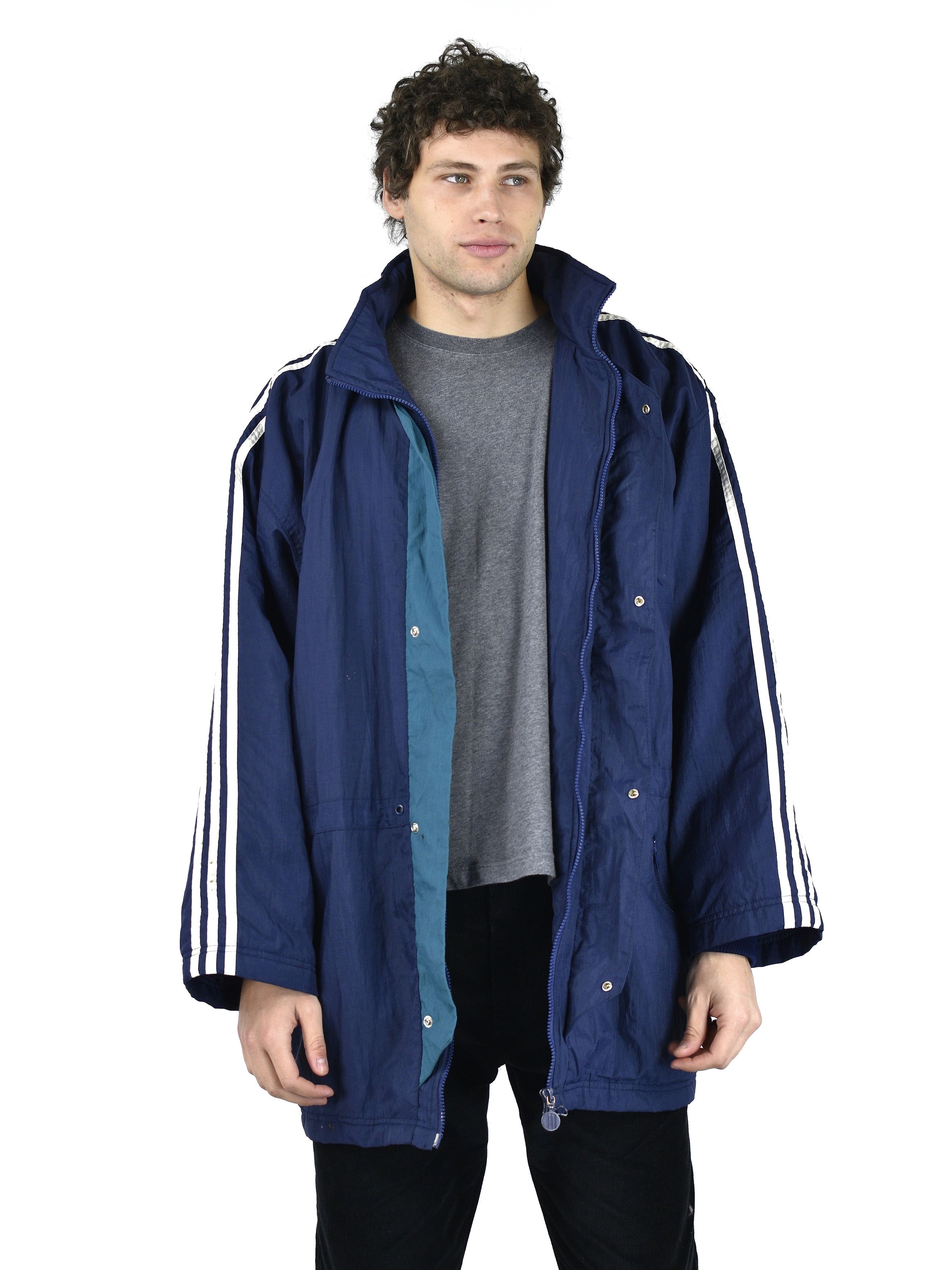 Adidas ADIDAS Vintage Windbreaker Coat Jacket Size US XL / EU 56 / 4 - 12 Thumbnail