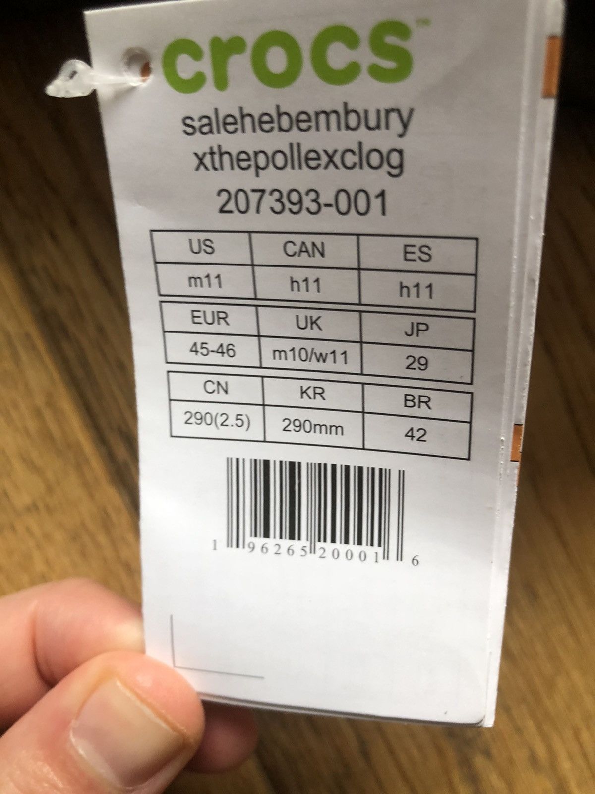 Crocs × Salehe Bembury Crocs X Salehe Bembury Size US 11 / EU 44 - 5 Thumbnail