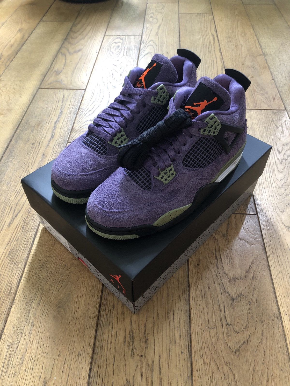 Jordan Brand × Nike Jordan 4 canyon purple Size US 9 / EU 42 - 8 Thumbnail
