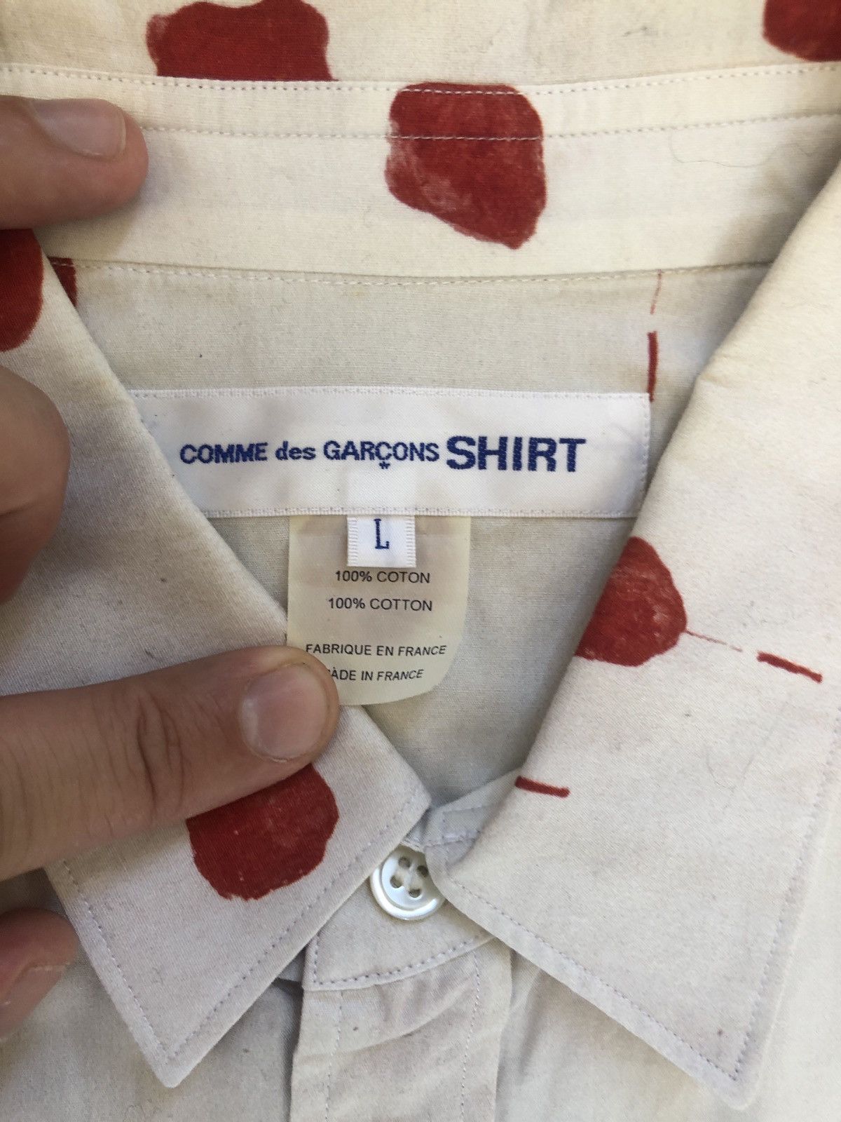 Comme des Garcons × Comme des Garcons SHIRT CDG Shirt Size US L / EU 52-54 / 3 - 3 Thumbnail