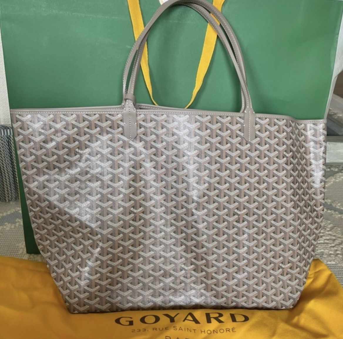 Goyard Saint Louis Claire-Voie PM Bag Khaki in Coated Canvas with  Palladium-tone - US