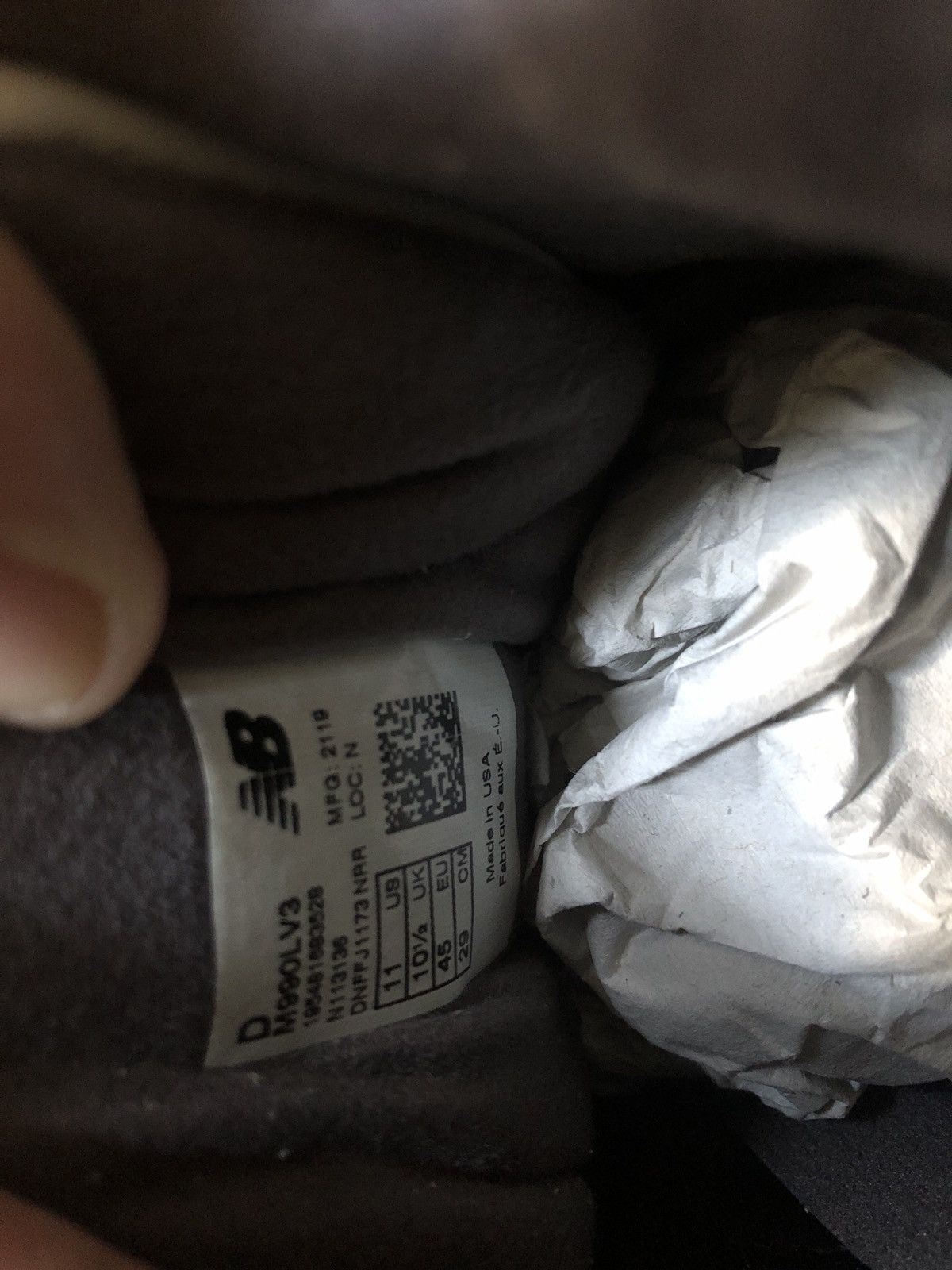 Levi's × New Balance New balance 990V3 x Levi’s Size US 11 / EU 44 - 7 Thumbnail