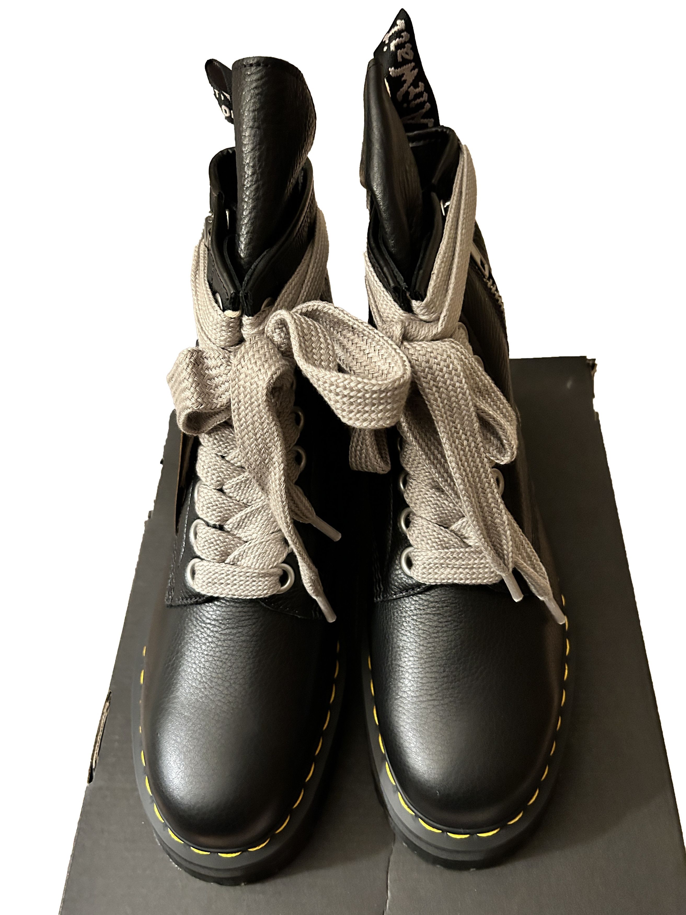 wholesale stores Men s Rick Owens X Dr Martens 1460 Quad RO Jumbo