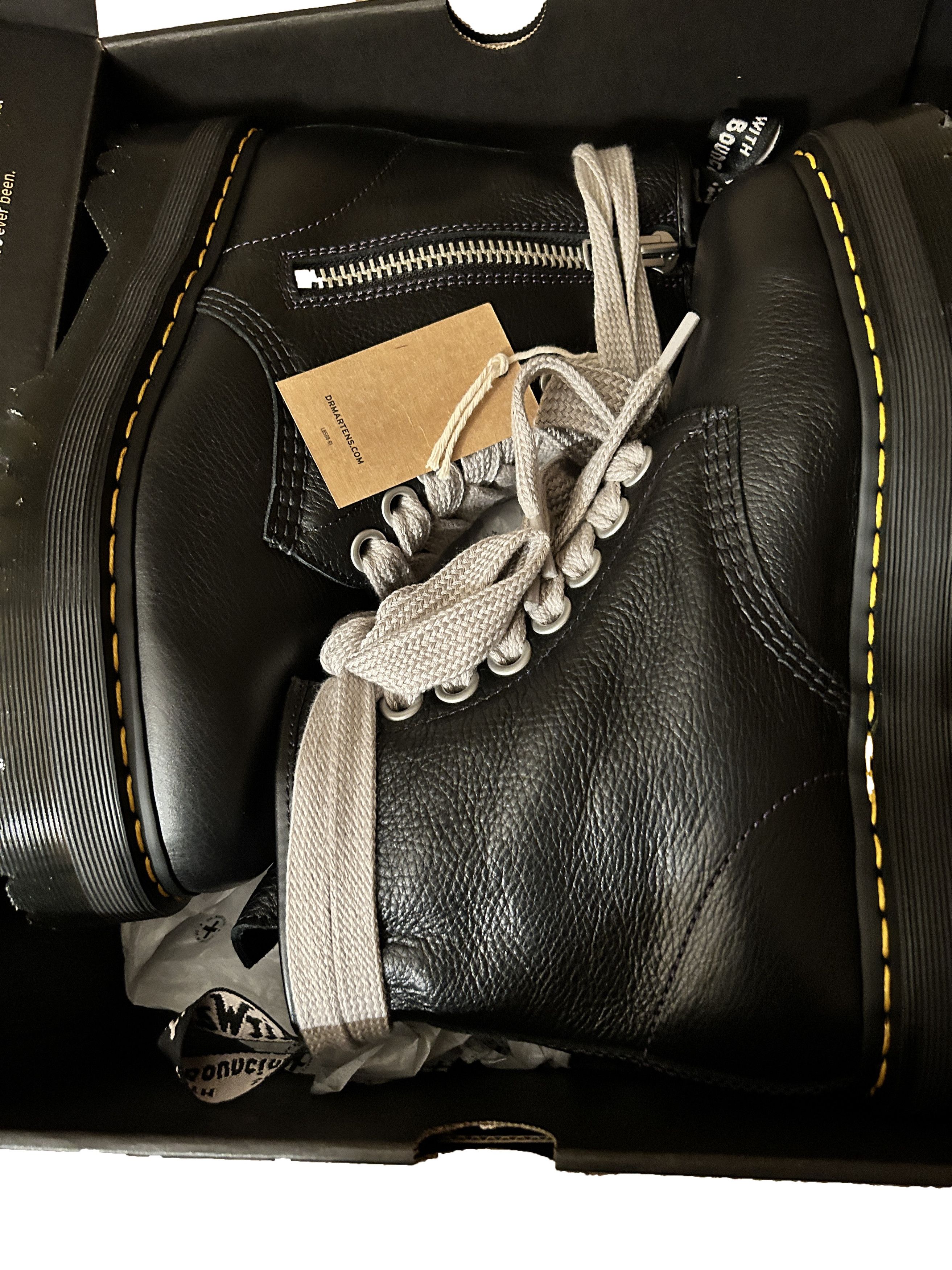 Dr. Martens × Rick Owens Men's Rick Owens X Dr Martens 1460 Quad RO Jumbo Laces Size US 11 / EU 44 - 4 Thumbnail