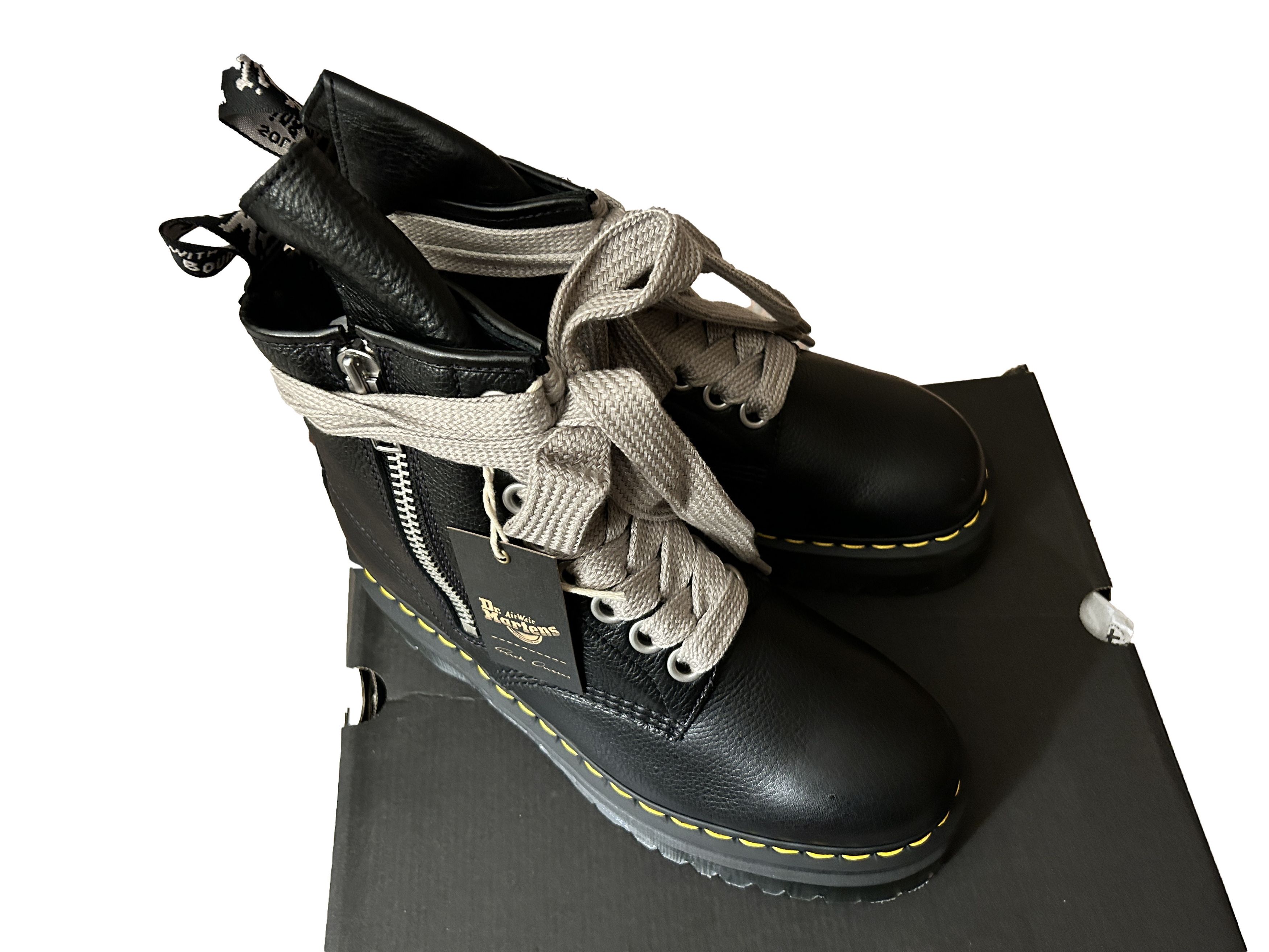 Dr. Martens × Rick Owens Men's Rick Owens X Dr Martens 1460 Quad RO Jumbo Laces Size US 11 / EU 44 - 3 Thumbnail