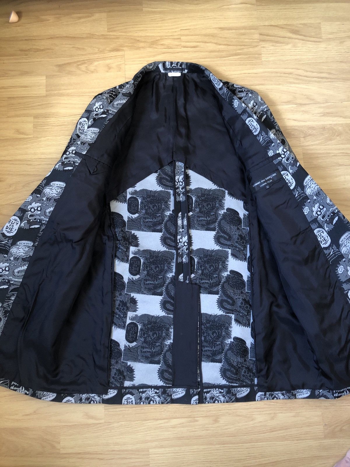 Comme des Garcons × Comme des Garcons Homme Plus × Japanese Brand CDG homme plus jacket Size 52R - 4 Thumbnail