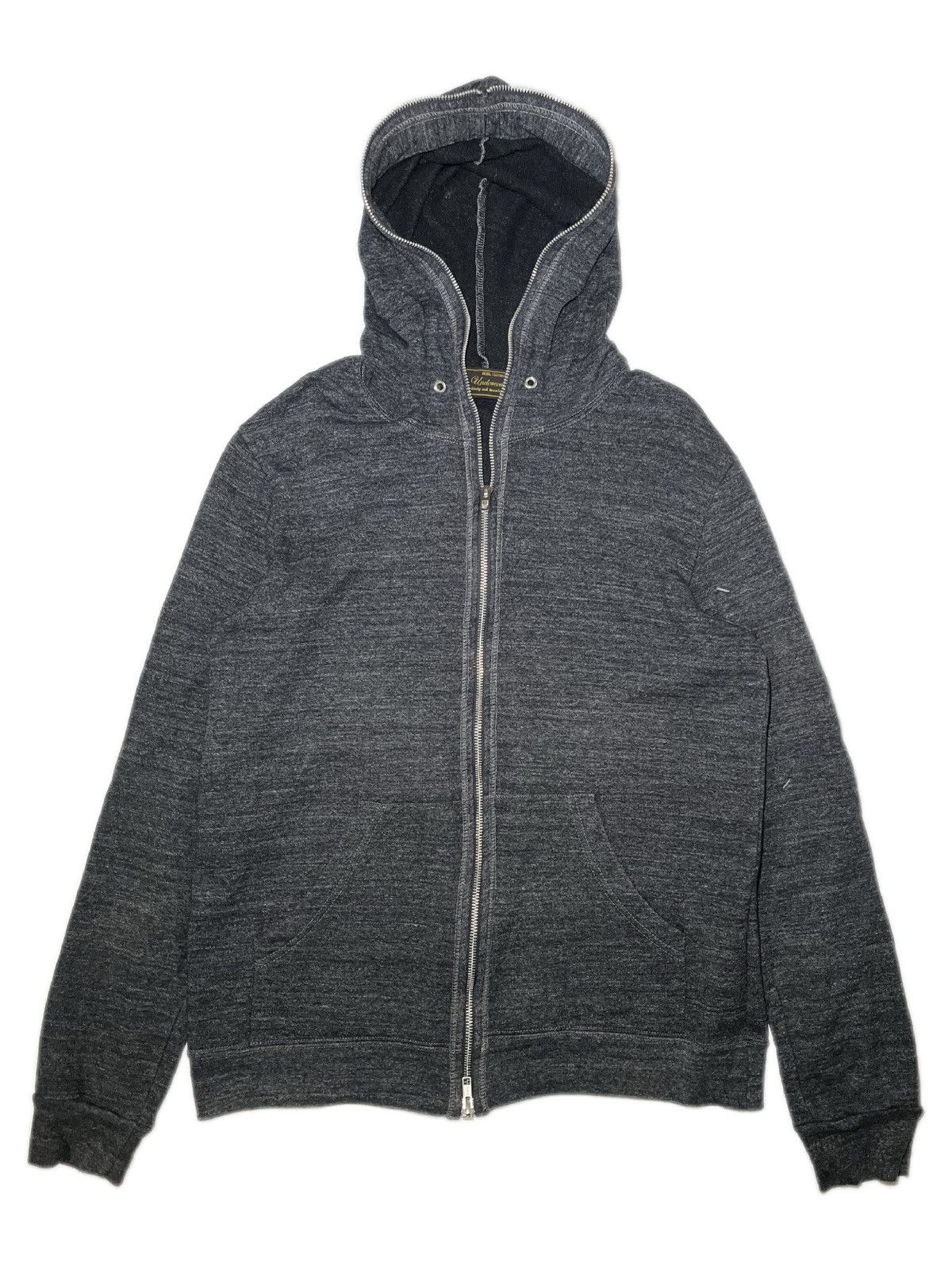 UNDERCOVER 09AW EARMUFF MANIAC期 ジップパーカー Undercover AW09 Undercover Earmuff Maniac Gimp Hoodie Grey Fullzip