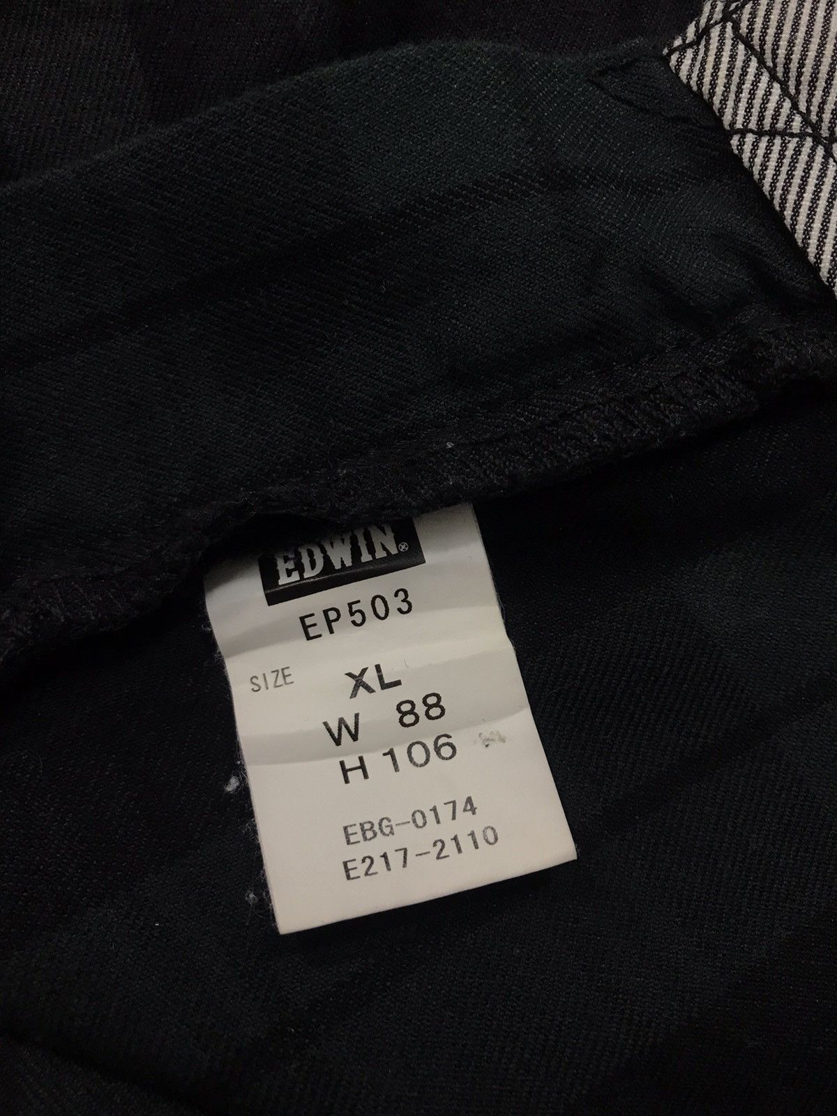 Edwin × Vintage Edwin Prestige Denim Plaid Checked Jeans Regular Cut Size US 34 / EU 50 - 8 Thumbnail
