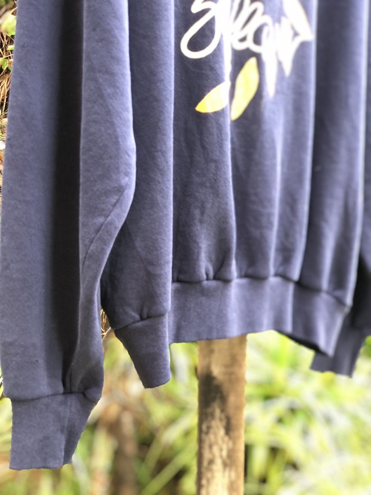 Jerzees Vintage 90's Jerzees Tag Sweatshirt Sunflower Printed Size US XL / EU 56 / 4 - 3 Thumbnail