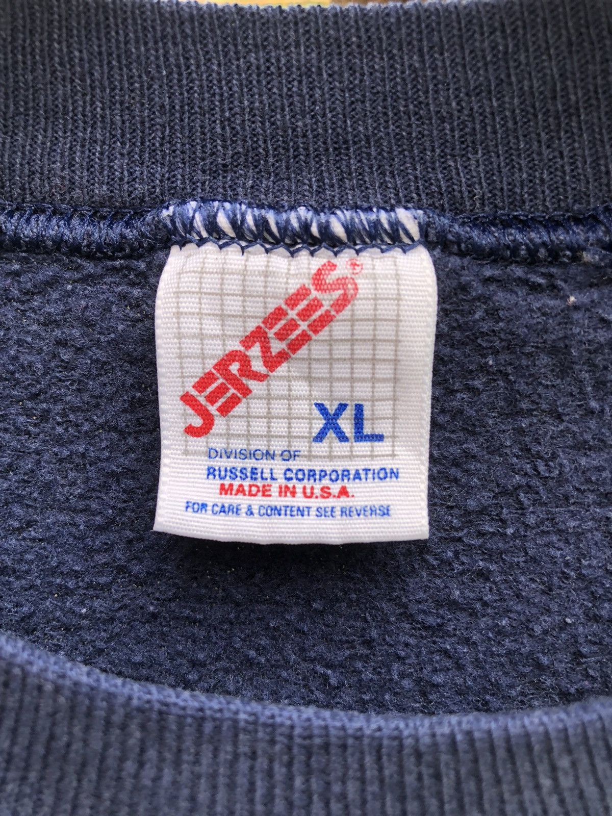 Jerzees Vintage 90's Jerzees Tag Sweatshirt Sunflower Printed Size US XL / EU 56 / 4 - 10 Thumbnail